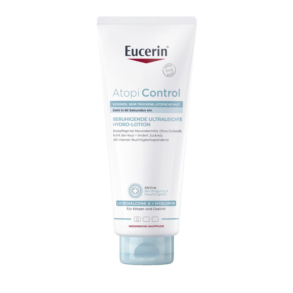 Eucerin® AtopiControl Beruhigende Ultraleichte Hydro-Lotion - Jetzt 20% sparen mit Code "eucerin20"