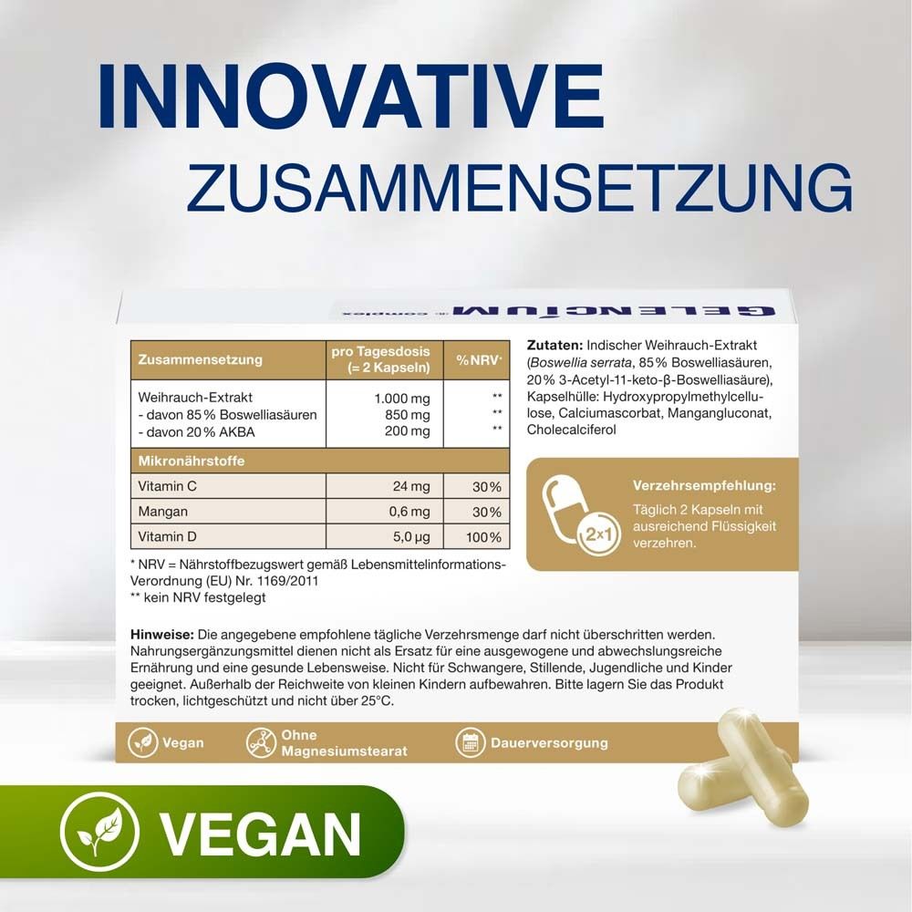 GELENCIUM Weihrauch Plus hochdosiert m.Vit.C Kaps.