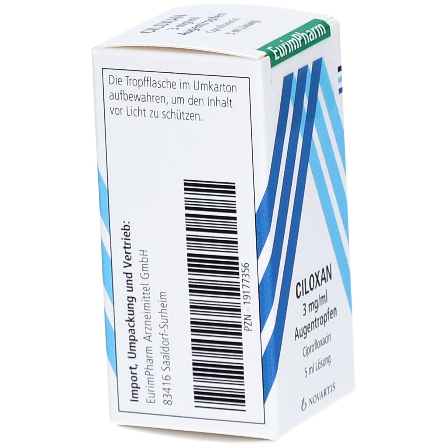 Ciloxan 3 mg/ml Augentropfen 5 ml