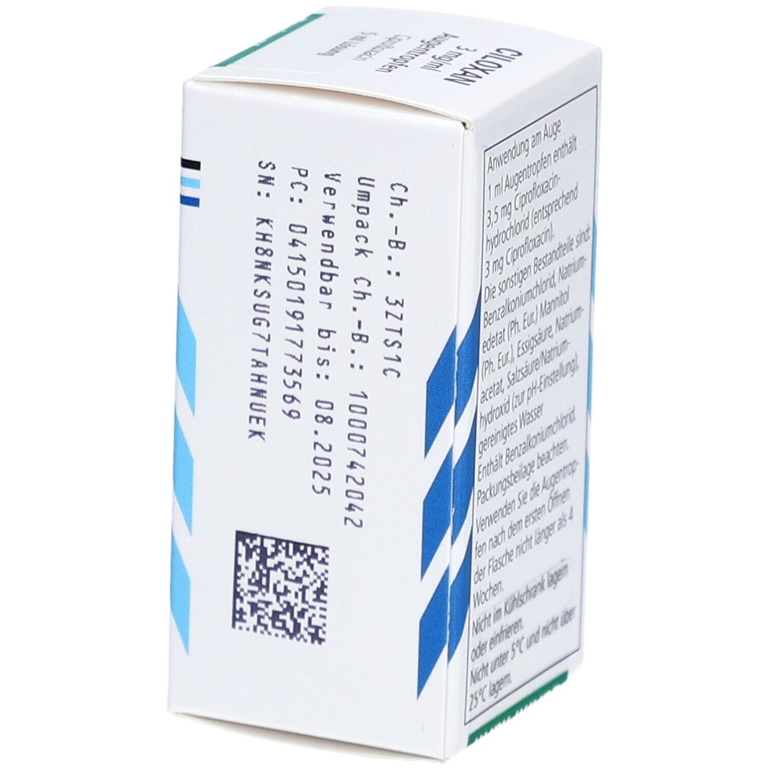 CILOXAN 3 mg/ml Augentropfen