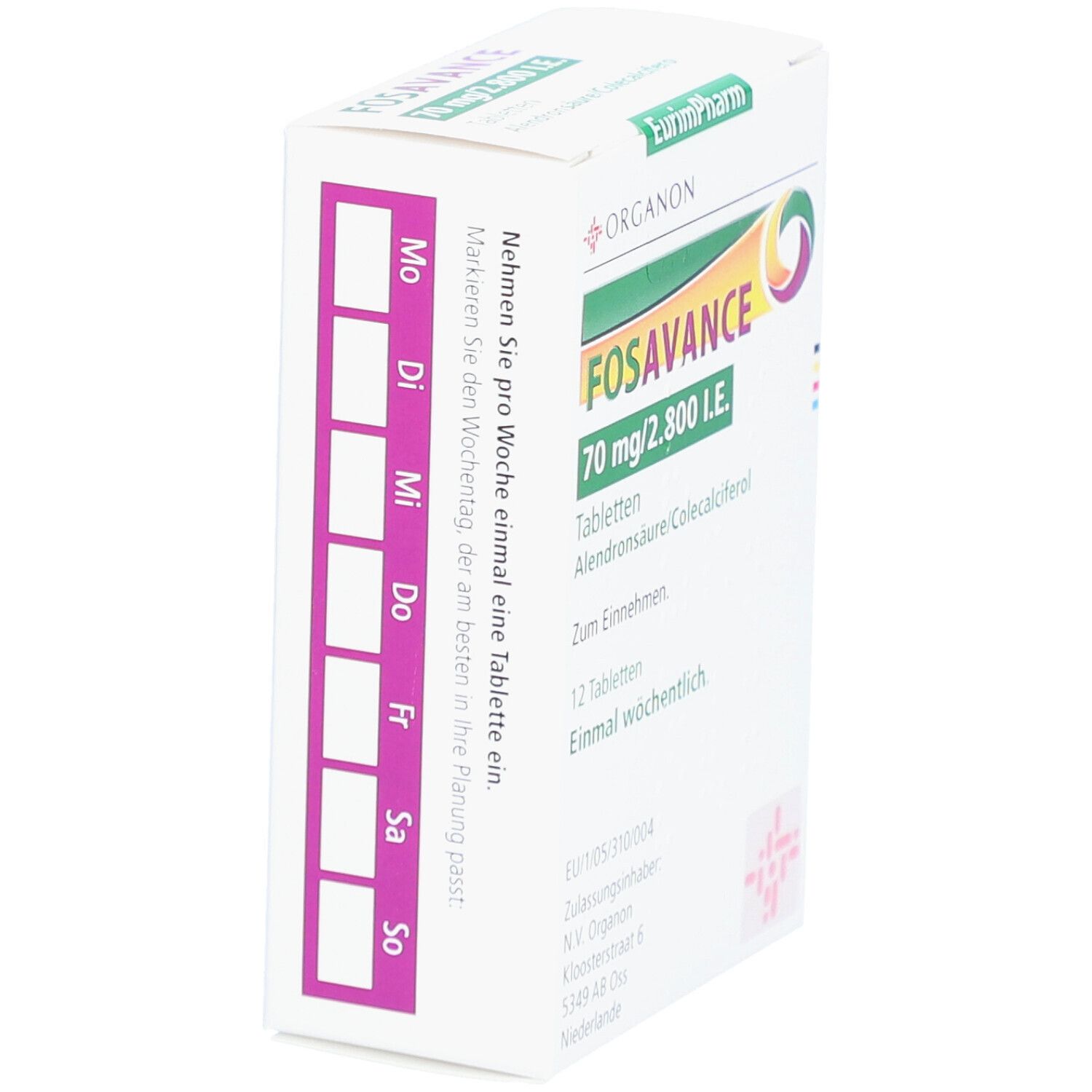 Fosavance 70 mg/2.800 I.e. Tabletten 12 St