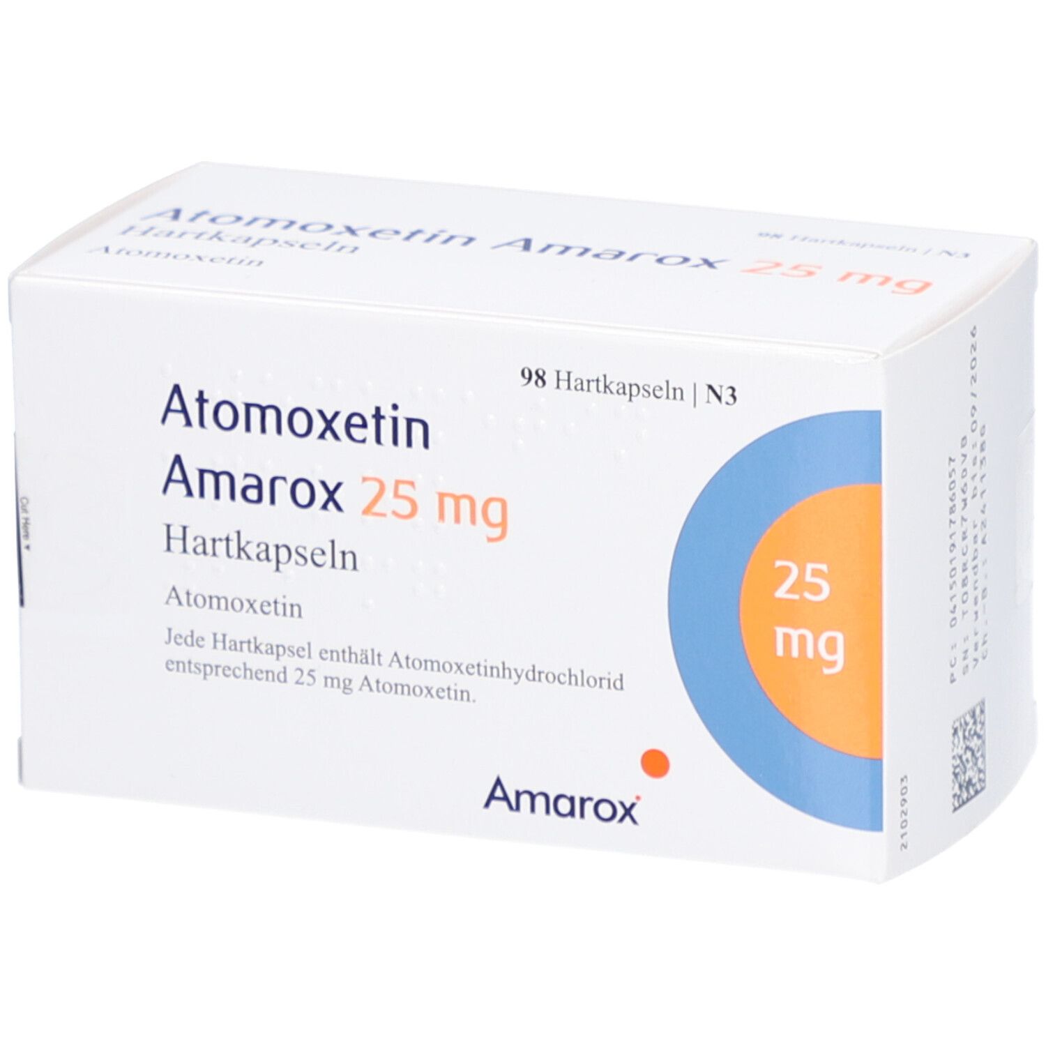 ATOMOXETIN Amarox 25 mg Hartkapseln