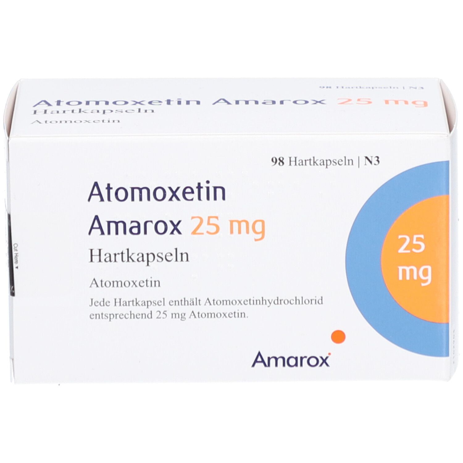 ATOMOXETIN Amarox 25 mg Hartkapseln