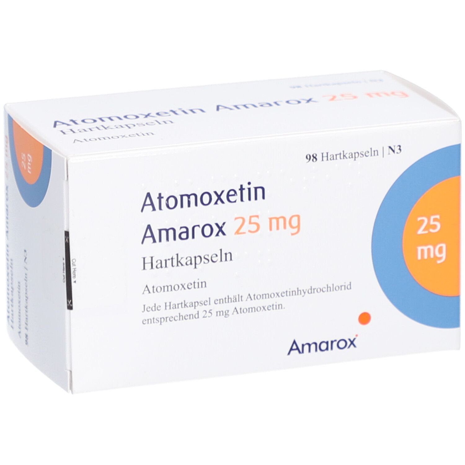 ATOMOXETIN Amarox 25 mg Hartkapseln