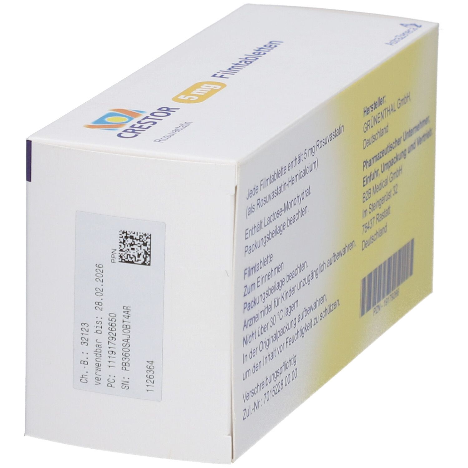 CRESTOR 5 mg Filmtabletten