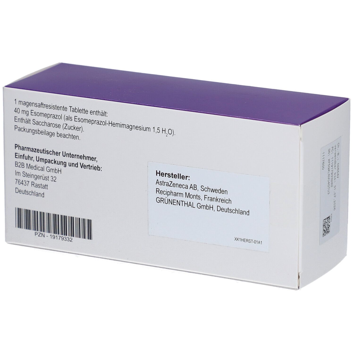 NEXIUM 40 mg magensaftresistente Tabletten