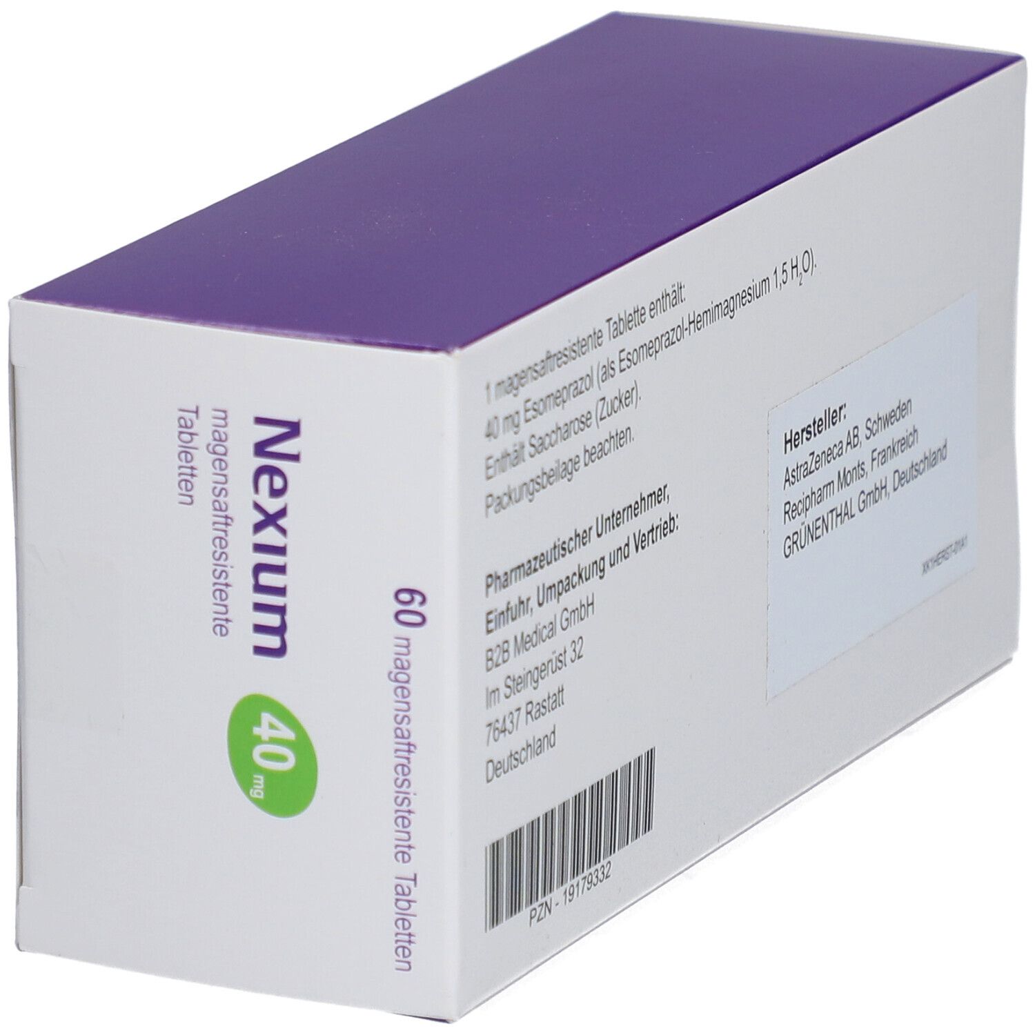 NEXIUM 40 mg magensaftresistente Tabletten