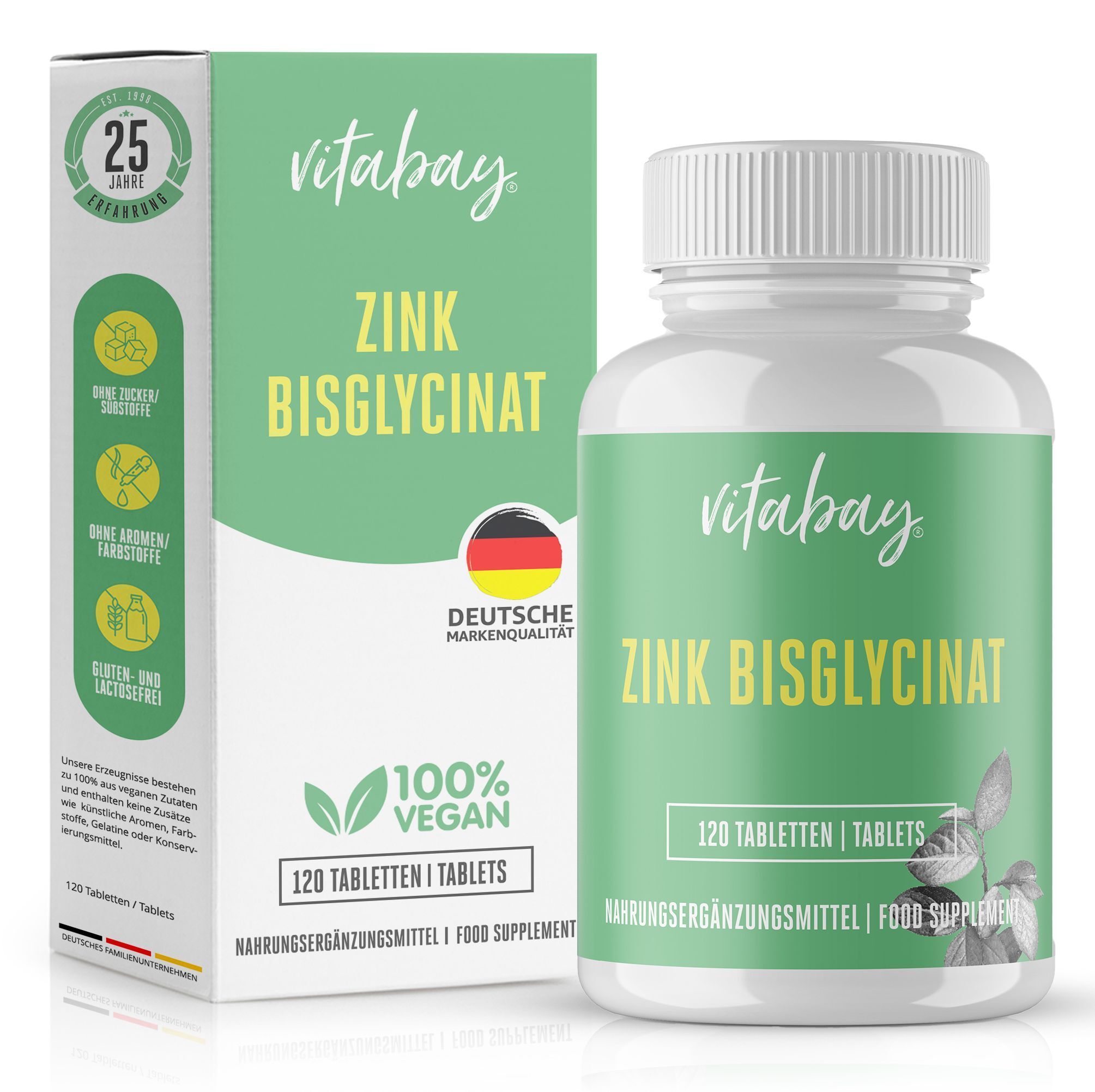 Vitabay Zink Bisglycinat 25mg