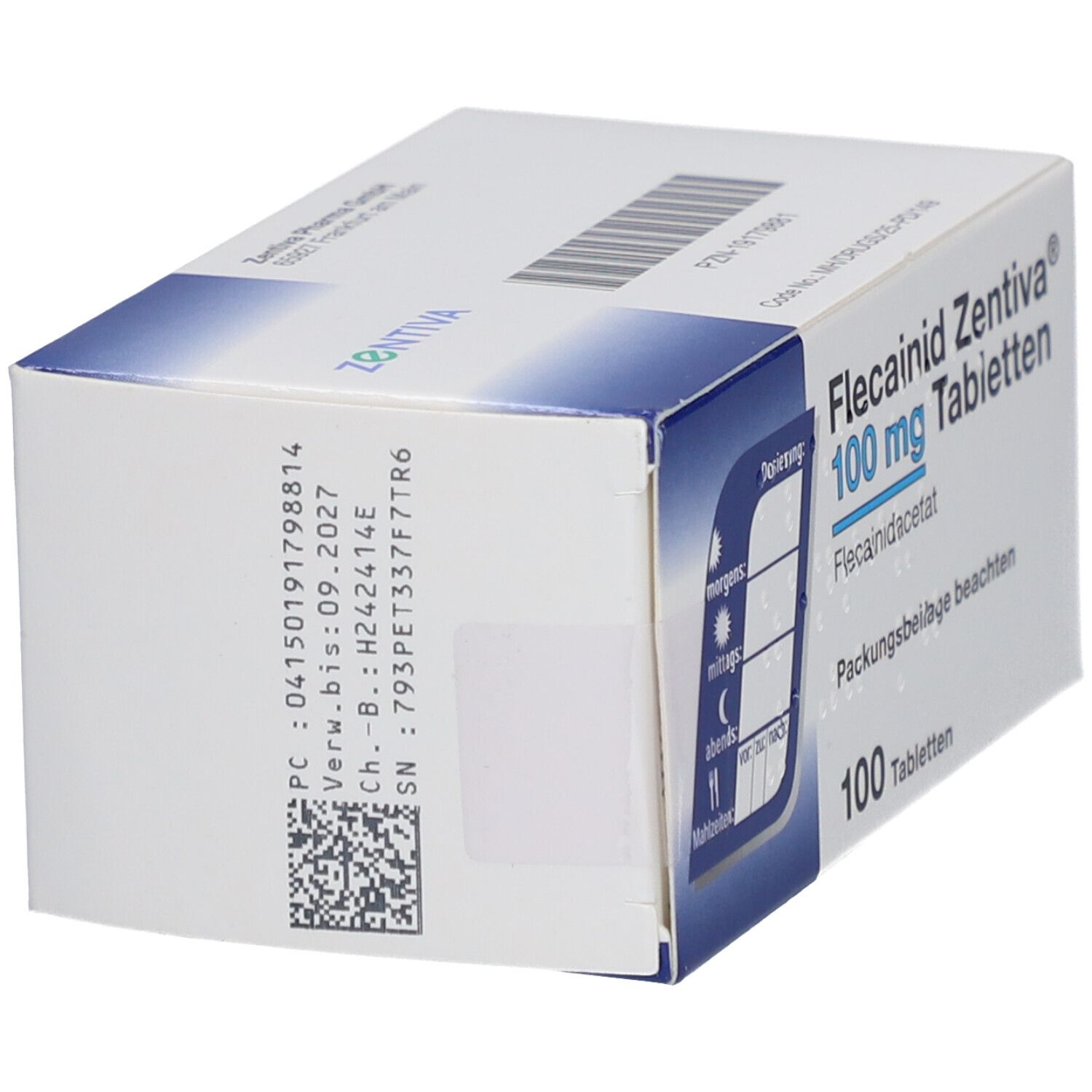 FLECAINID Zentiva 100 mg Tabletten