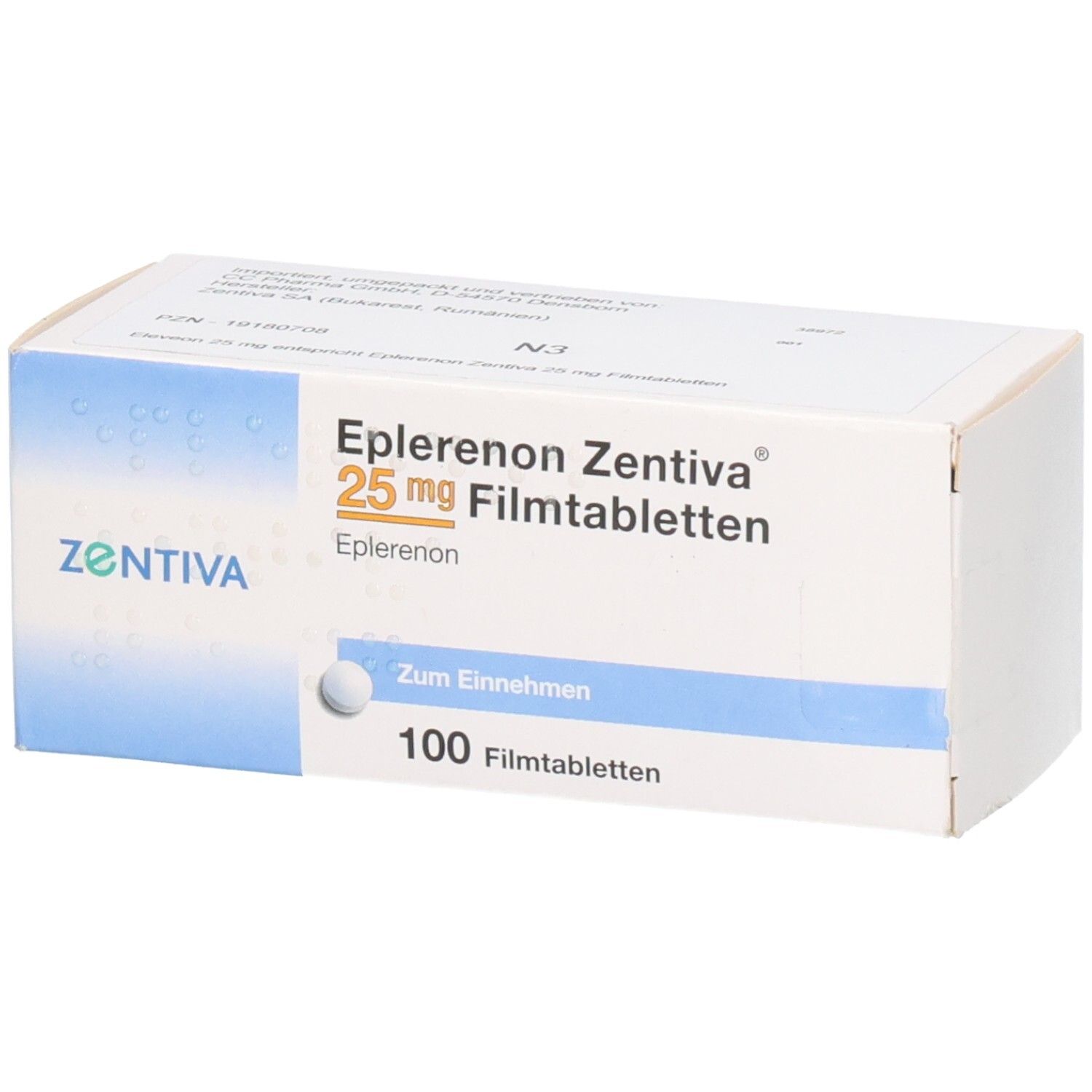 EPLERENON Zentiva 25 mg Filmtabletten