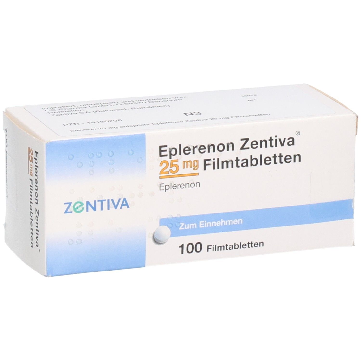 EPLERENON Zentiva 25 mg Filmtabletten