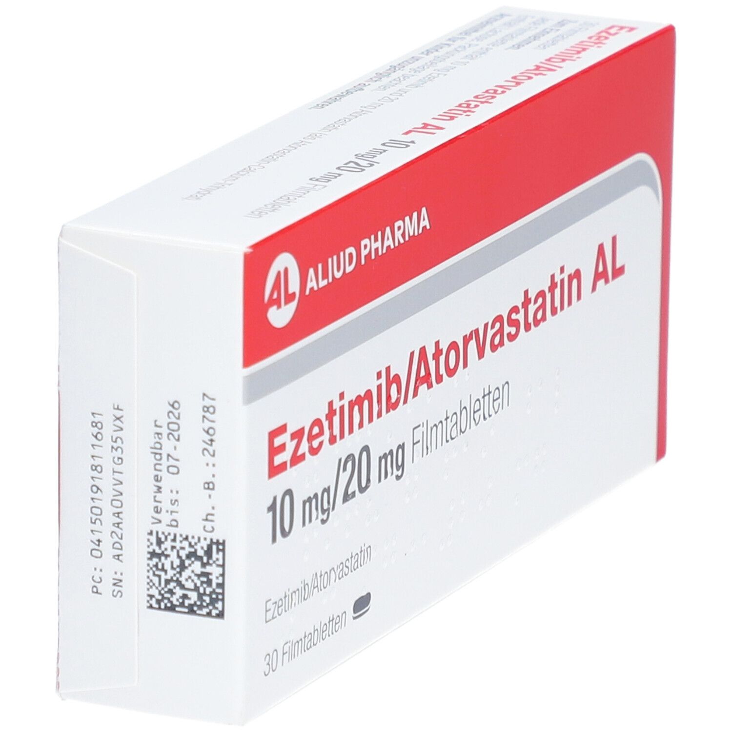 EZETIMIB/Atorvastatin AL 10 mg/20 mg Filmtabletten