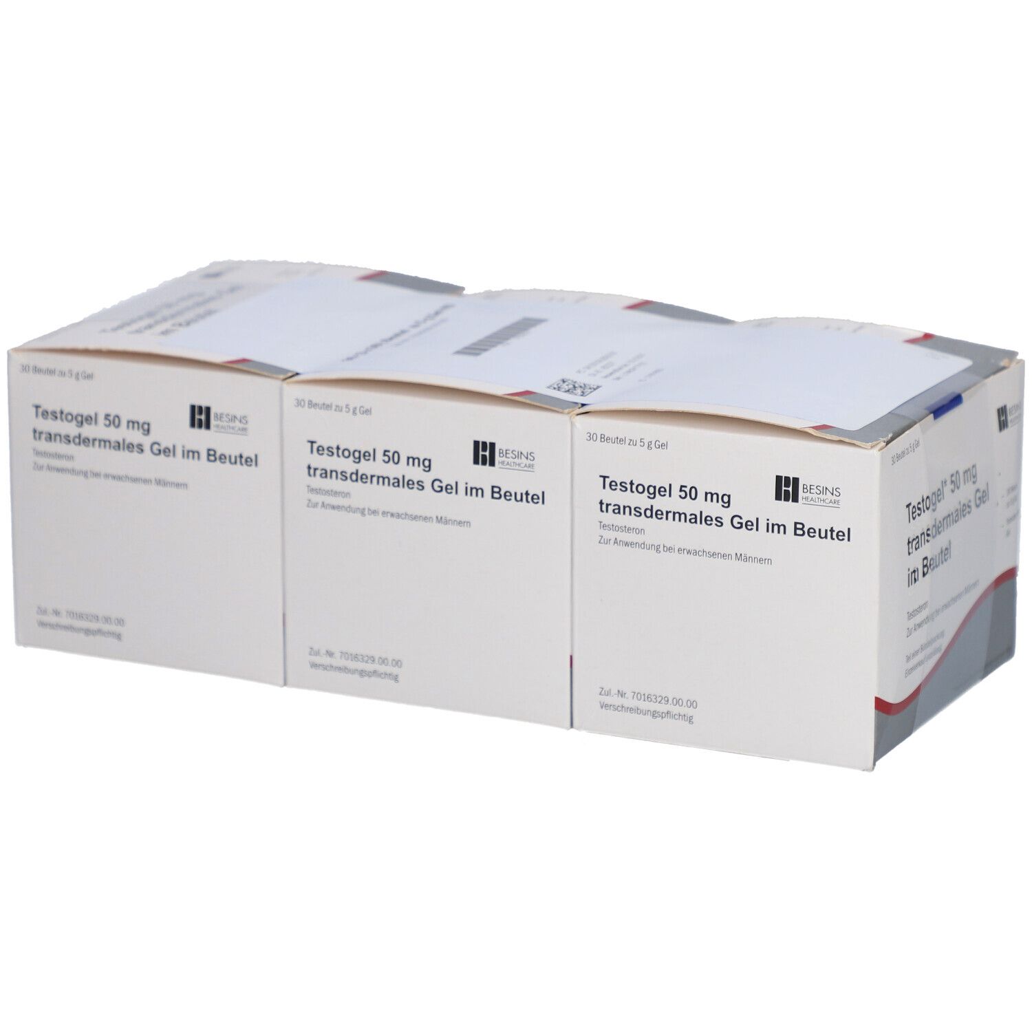 TESTOGEL 50 mg transdermales Gel im Beutel