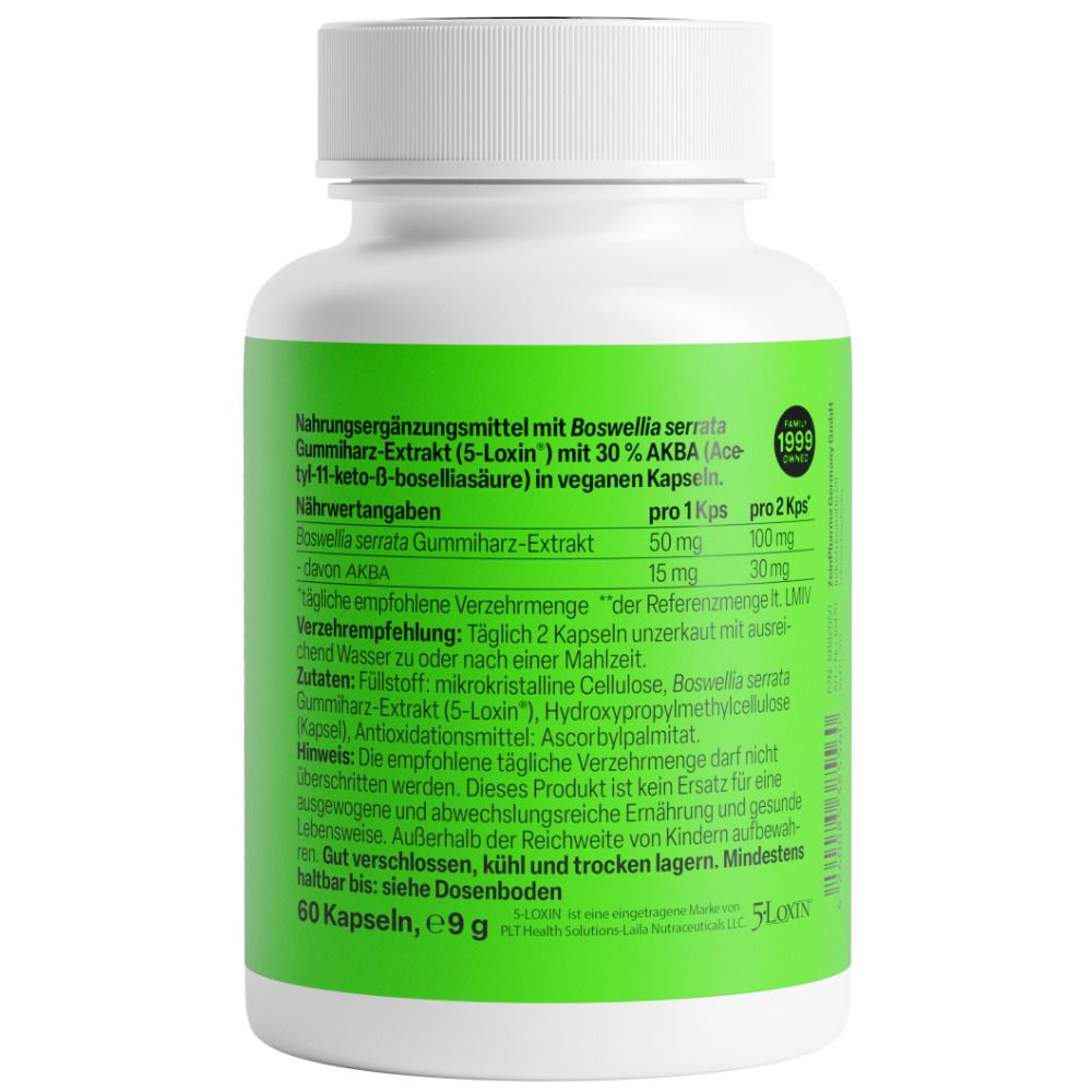 Boswellia 30% Akba Kapseln ZeinPharma 60 St