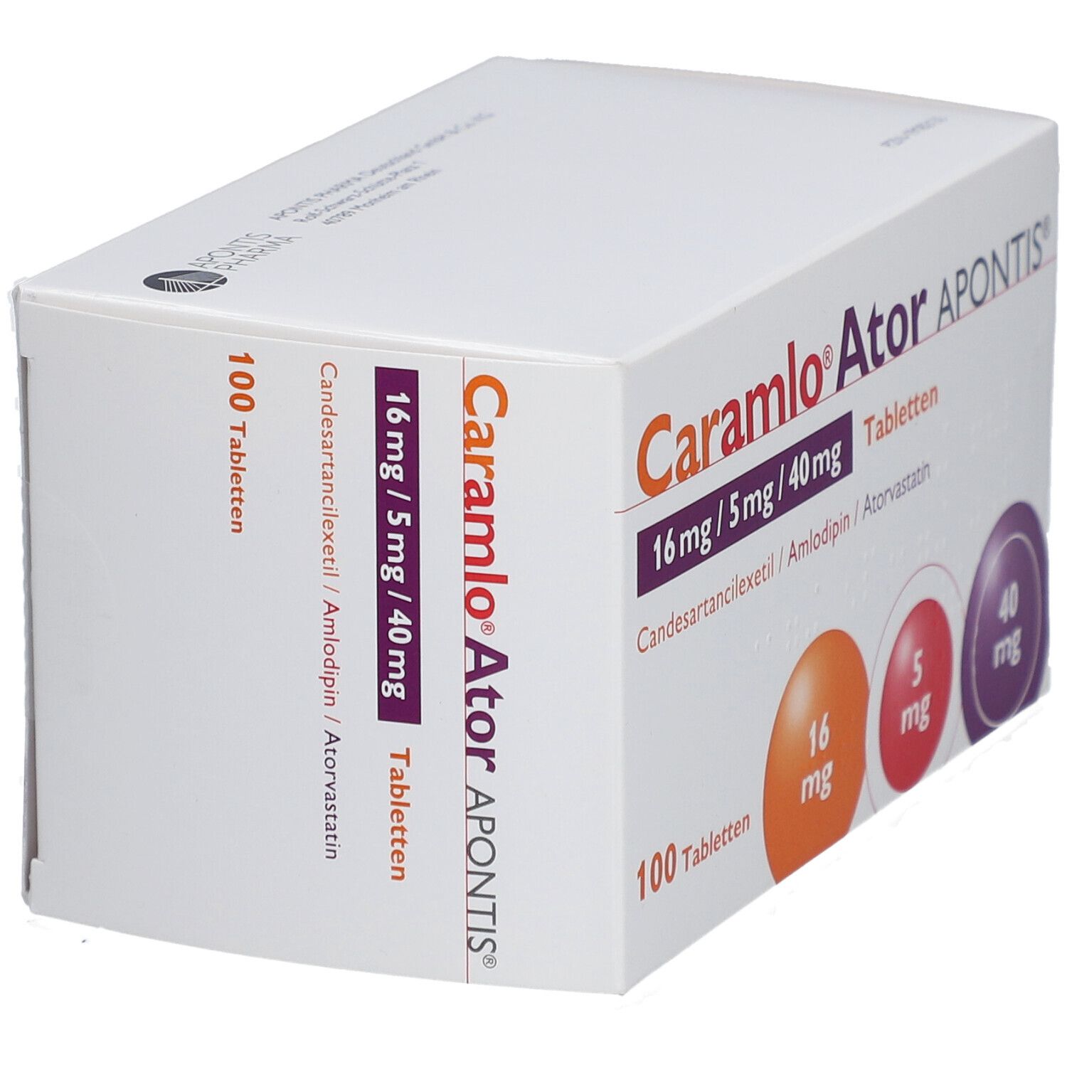 CARAMLO Ator APONTIS 16 mg/5 mg/40 mg Tabletten