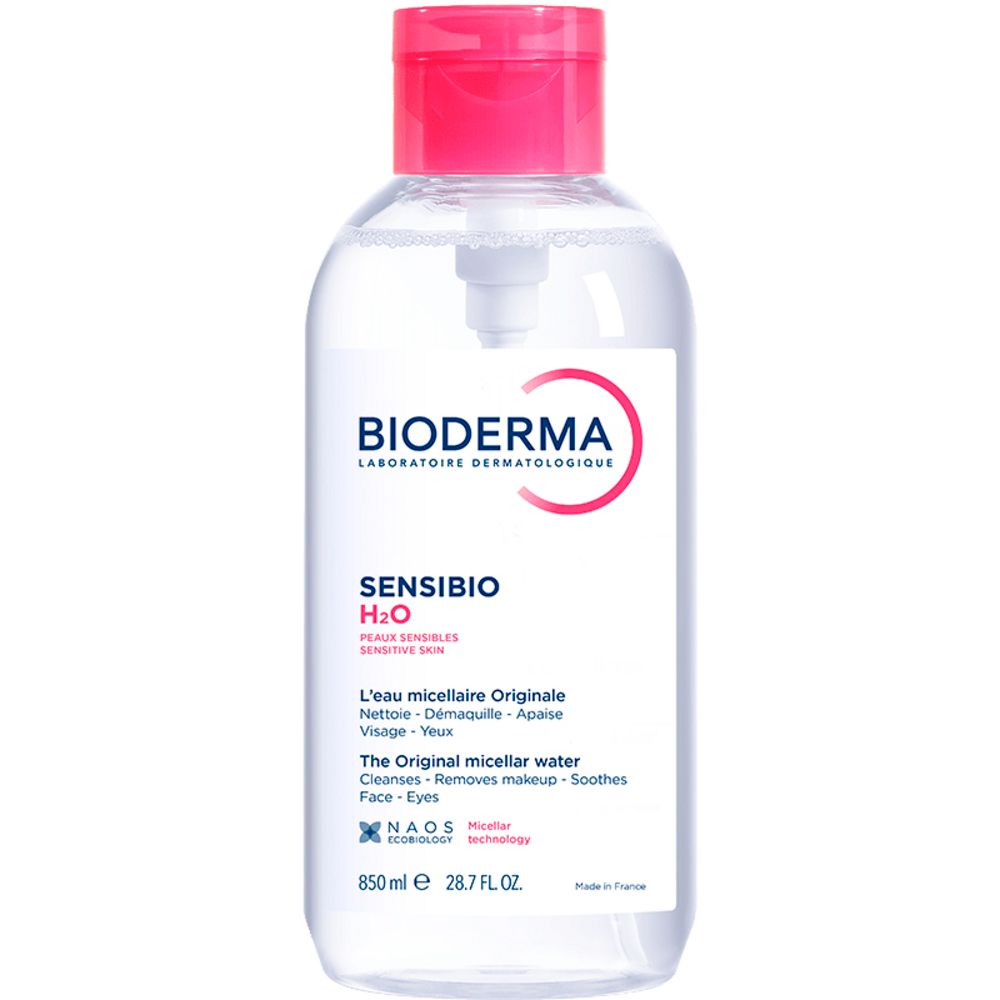 Bioderma Sensibio H2O Mizellenwasser, 850 ml.