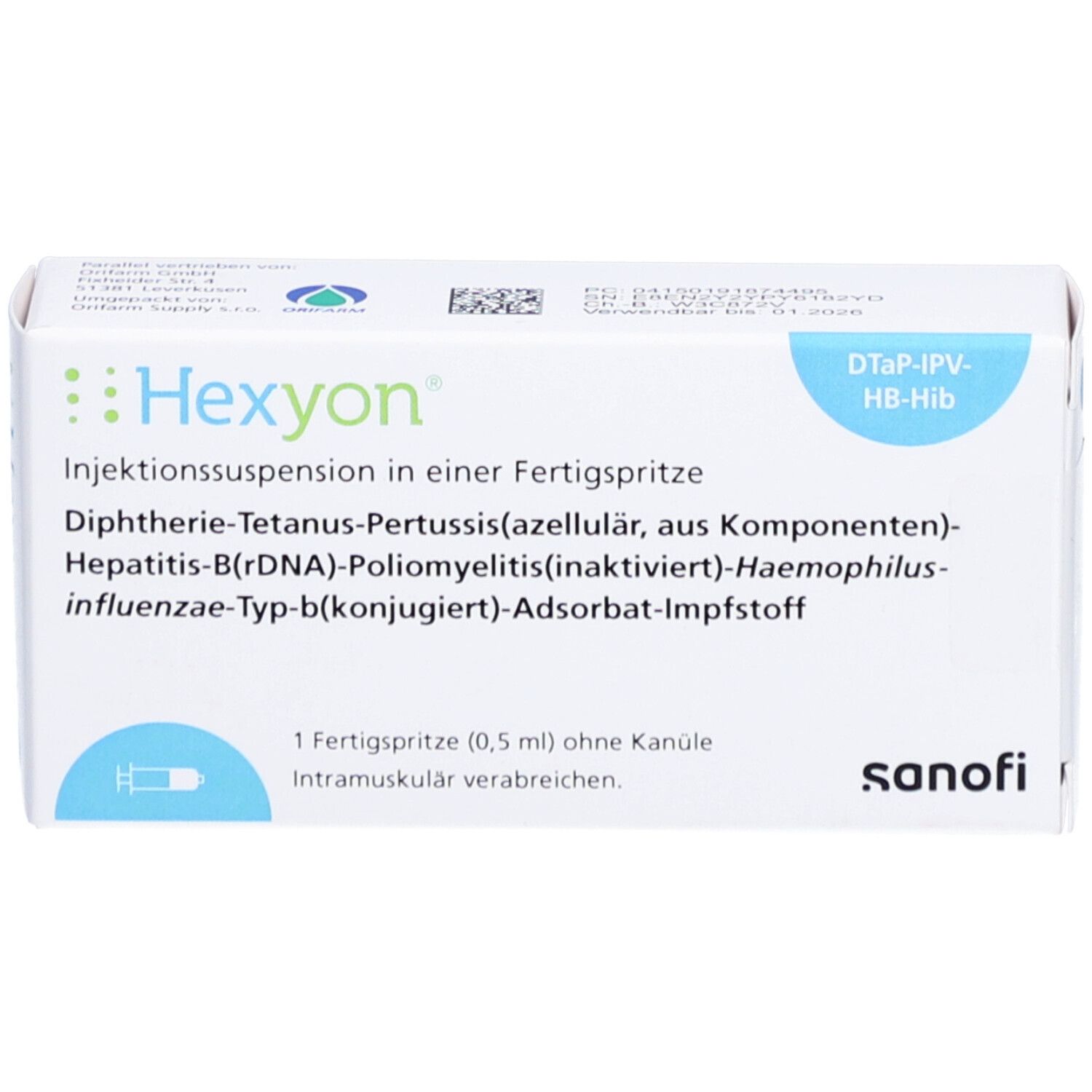 HEXYON Inj.-Susp.i.e.Fertigspr.o.Kanüle