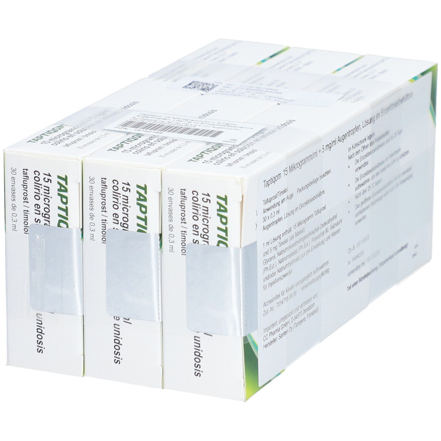 TAPTIQOM 15 µg/ml + 5 mg/ml Augentr.i.Einzeldosisb