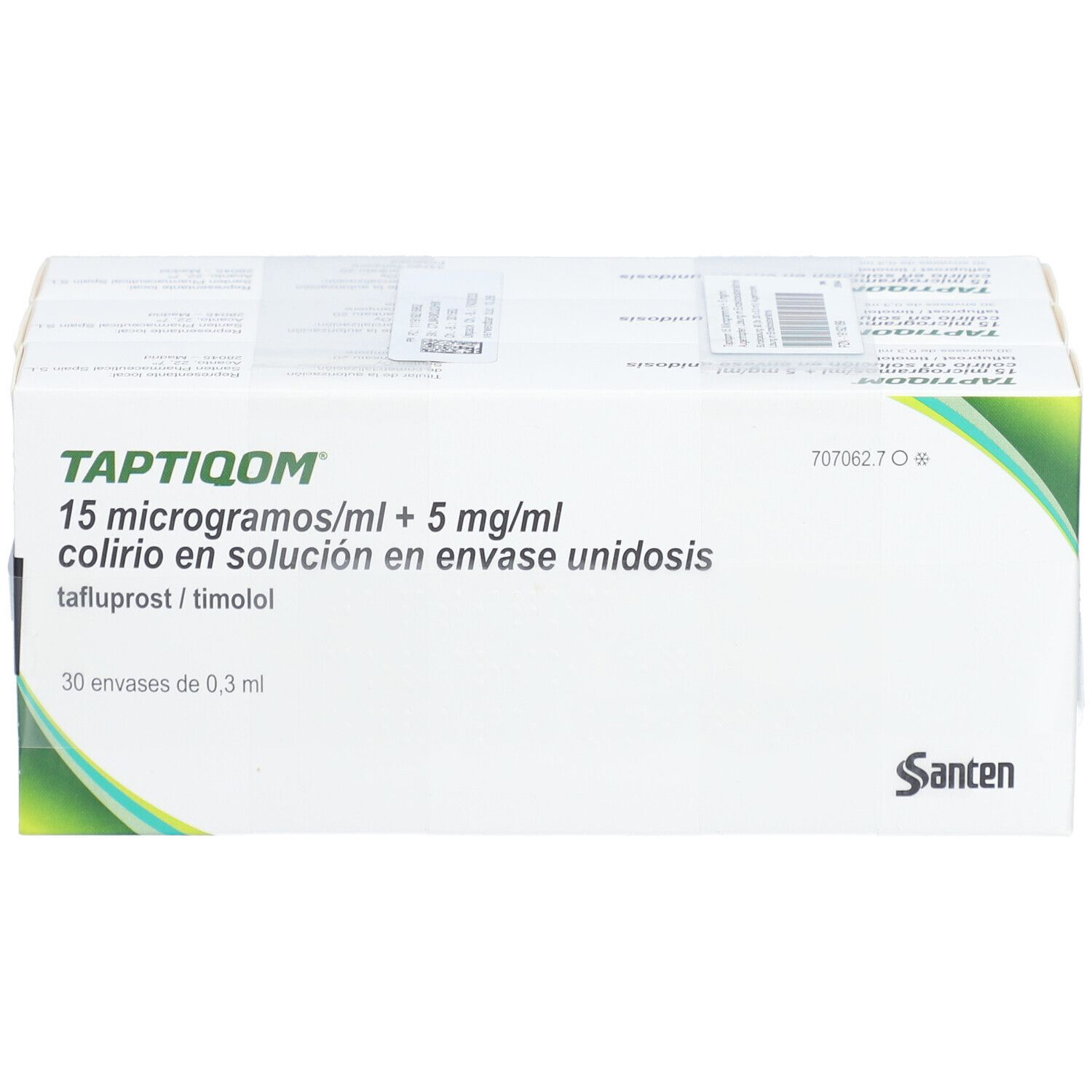 TAPTIQOM 15 µg/ml + 5 mg/ml Augentr.i.Einzeldosisb