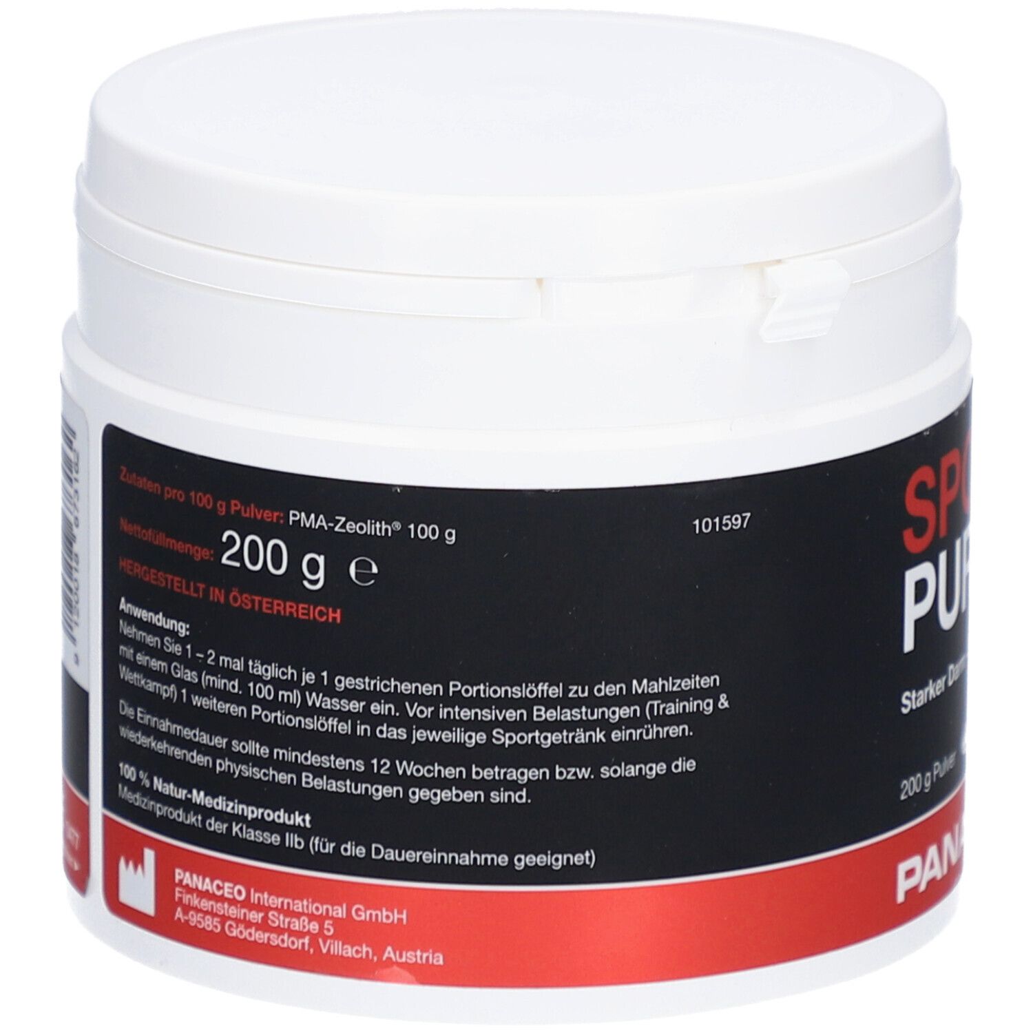 PANACEO SPORT PURE Pulver