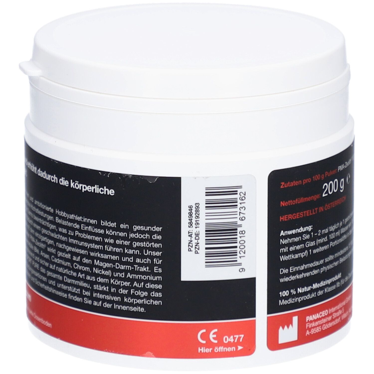 PANACEO SPORT PURE Pulver