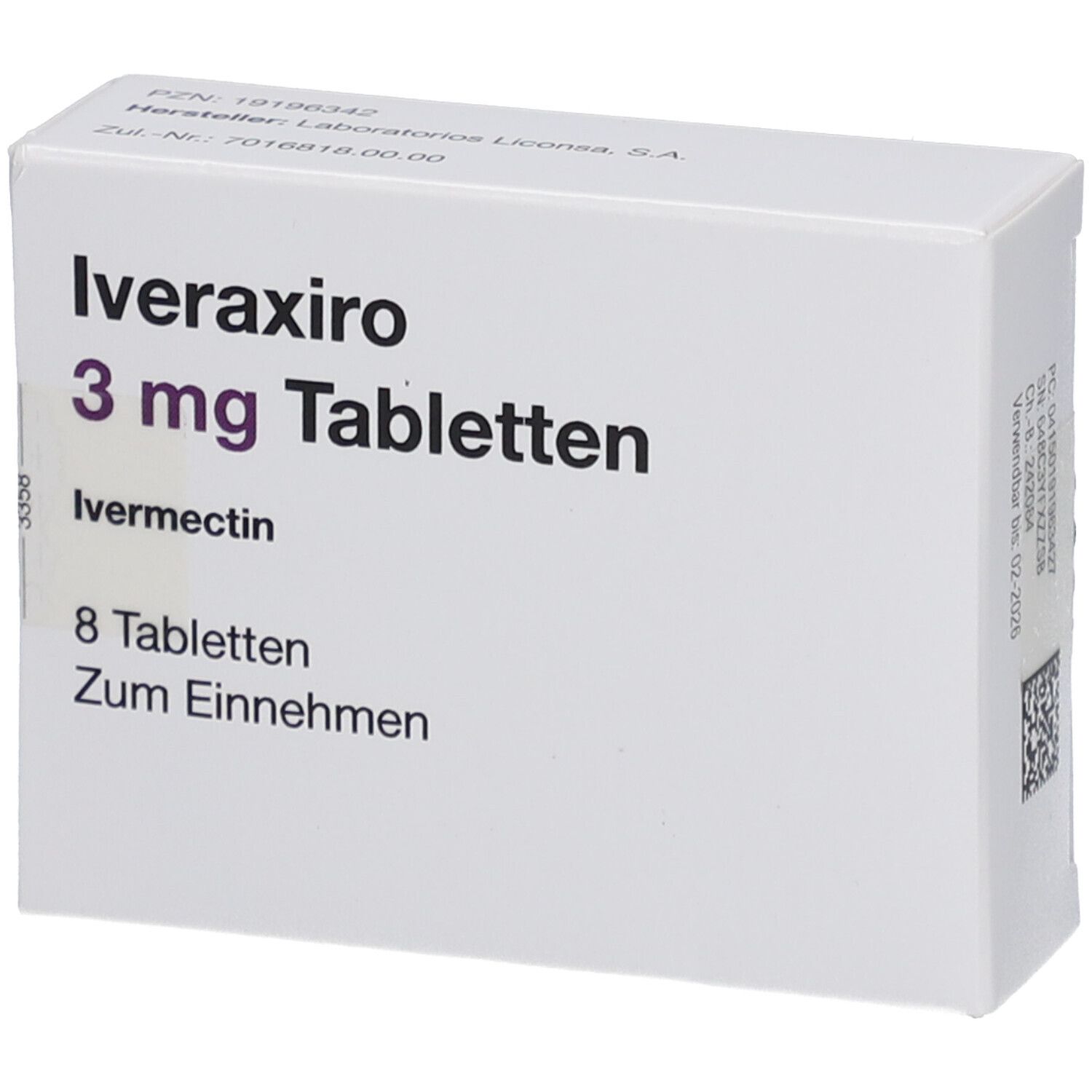 IVERAXIRO 3 mg Tabletten