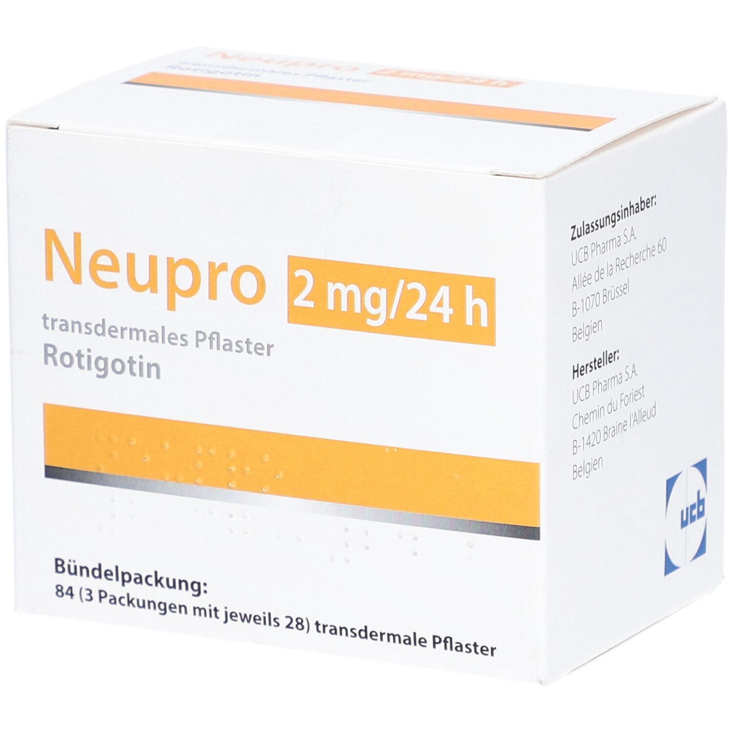 NEUPRO 2 mg/24 h transdermale Pflaster