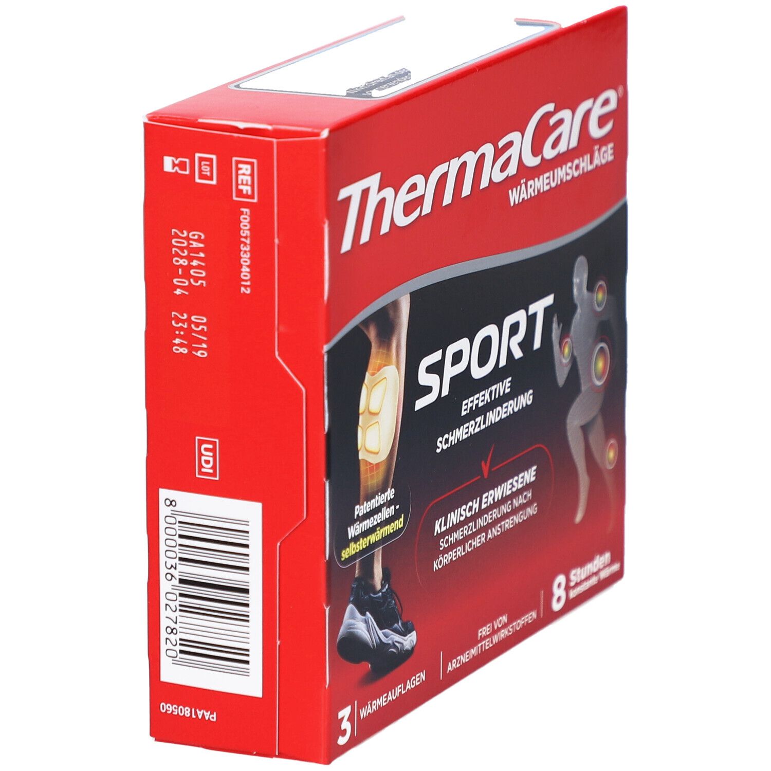 ThermaCare® Sport Wärmeumschläge