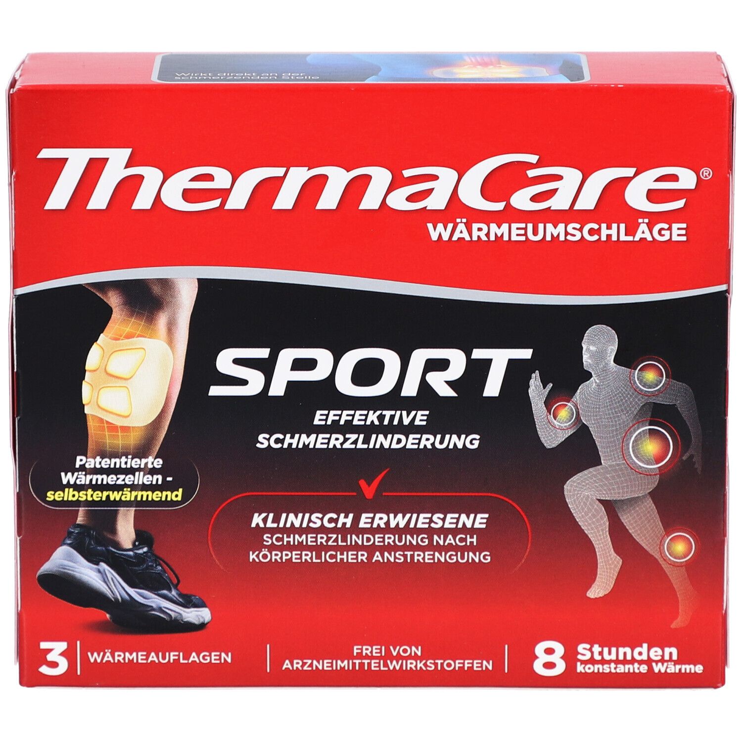 ThermaCare® Sport Wärmeumschläge