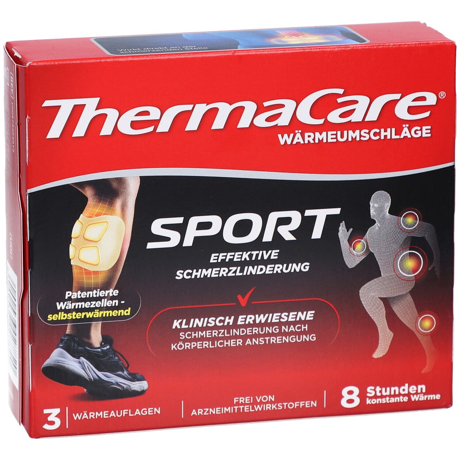 ThermaCare® Sport Wärmeumschläge