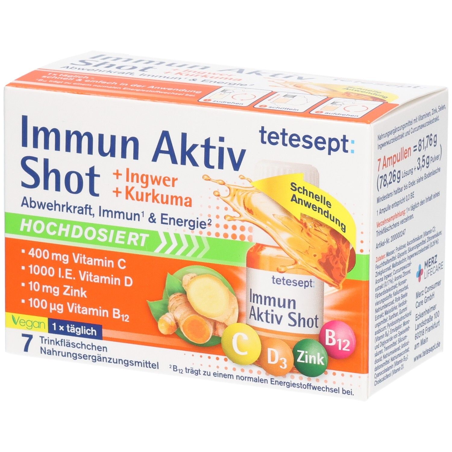 Tetesept Immun Aktiv Shot Trinkampullen 7 St