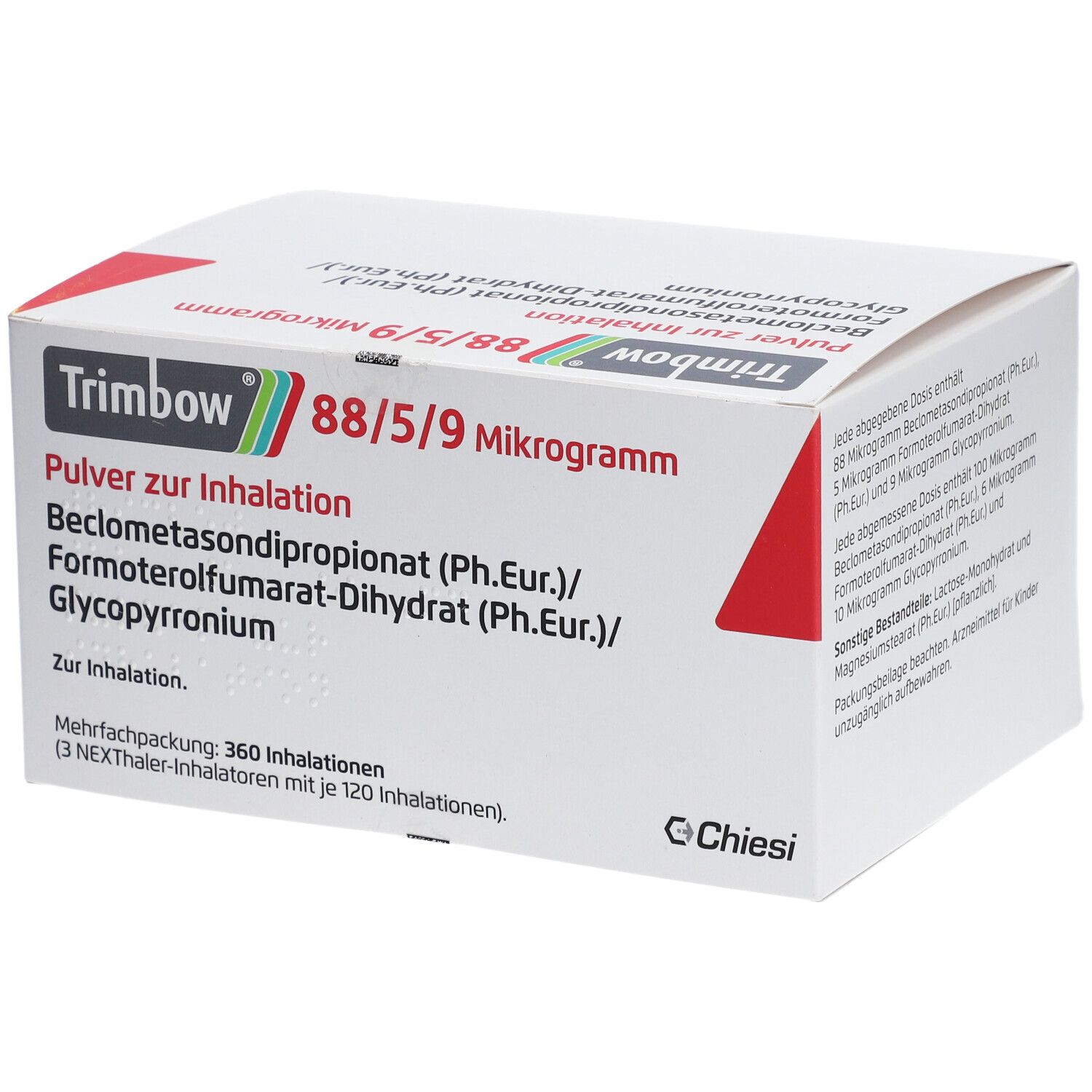 TRIMBOW 88/5/9 µg 360ED Plv.z.Inhalation NEXThaler