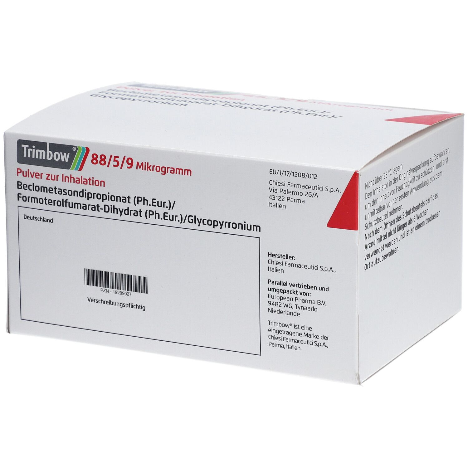 TRIMBOW 88/5/9 µg 360ED Plv.z.Inhalation NEXThaler