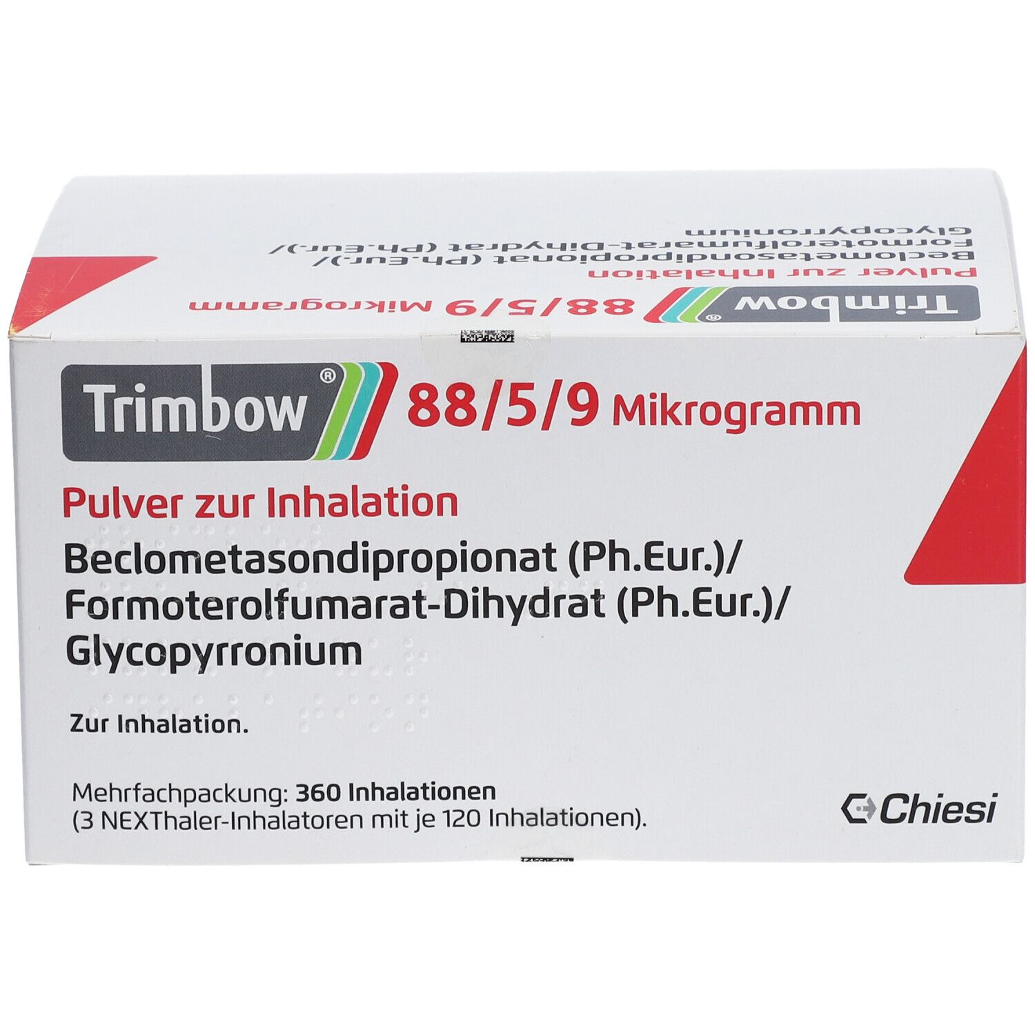 TRIMBOW 88/5/9 µg 360ED Plv.z.Inhalation NEXThaler