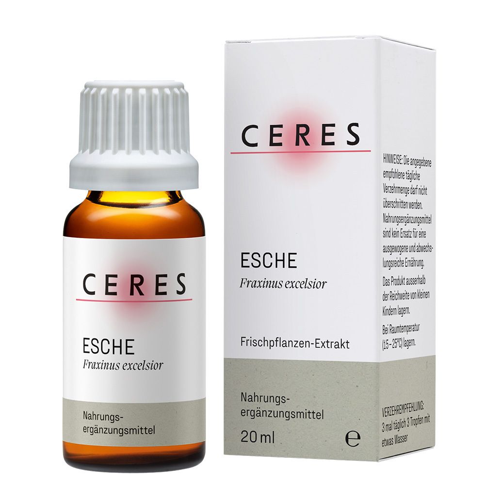 Ceres Esche Fraxinus excelsior Extrakt Tro.z.Einn. 20 ml Tropfen zum Einnehmen