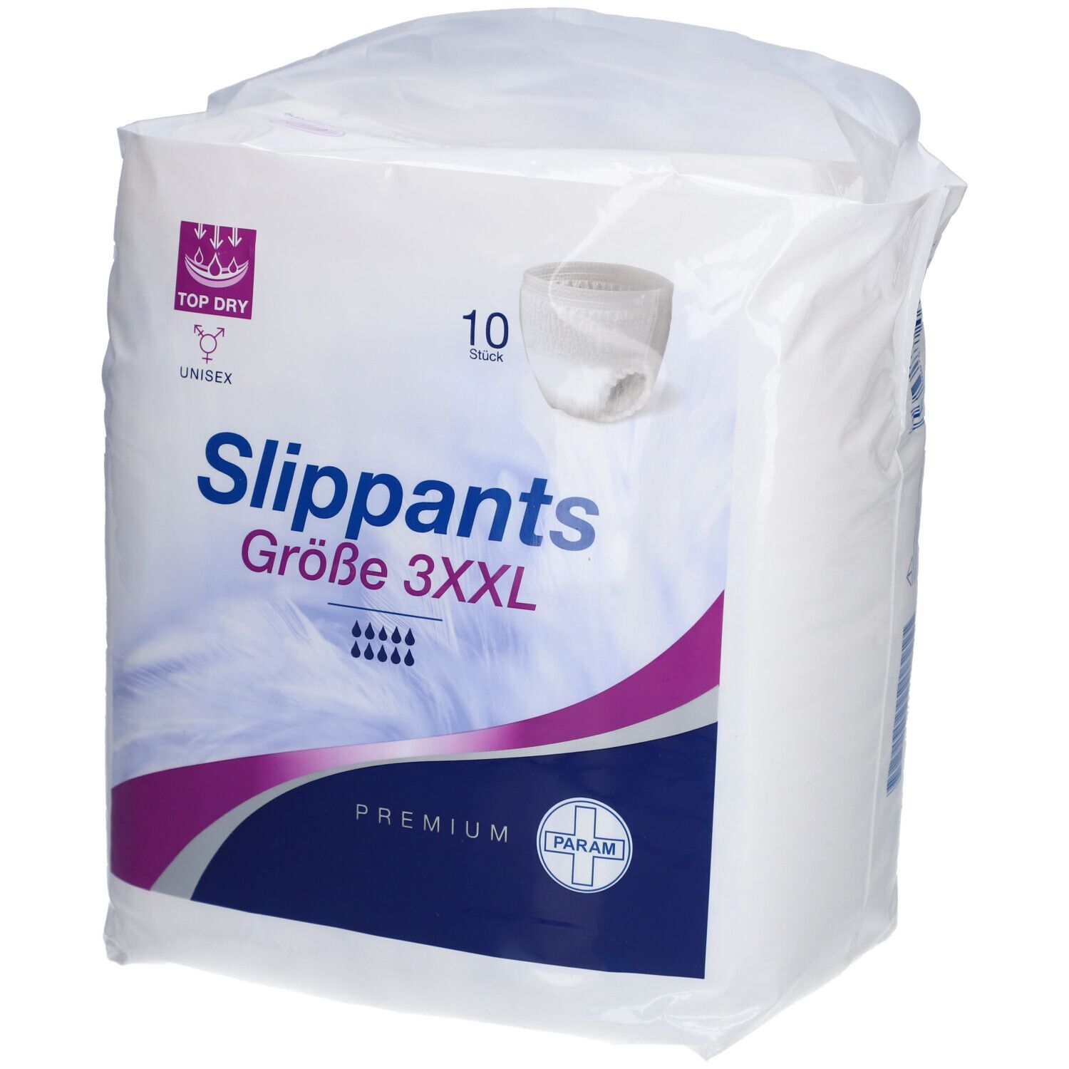 Param Slip-Pants Premium Gr. 3 XXL – Inkontinenz-Schlupfhose