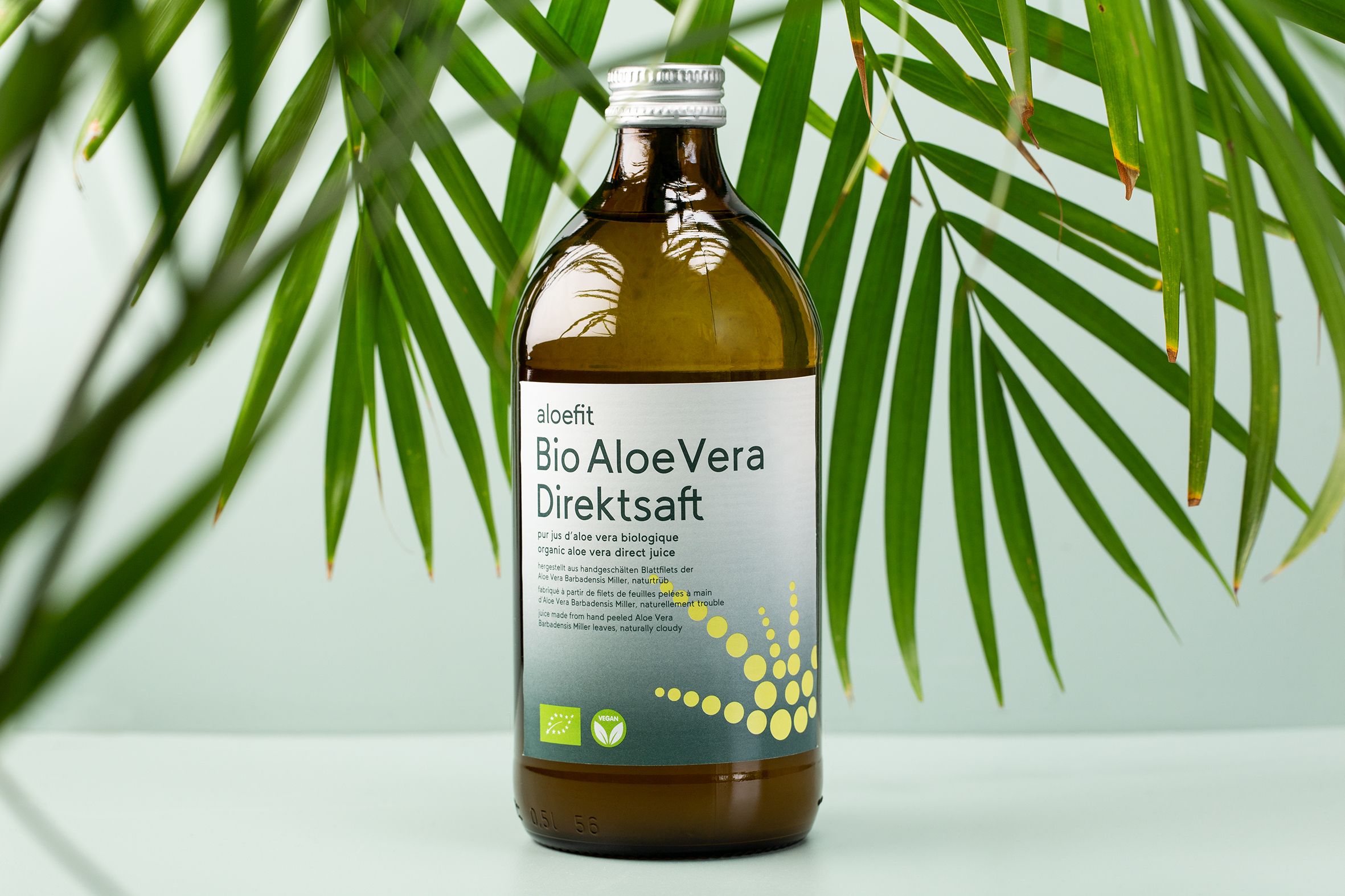 Aloefit Bio Aloe Vera Direktsaft 500 ml Saft