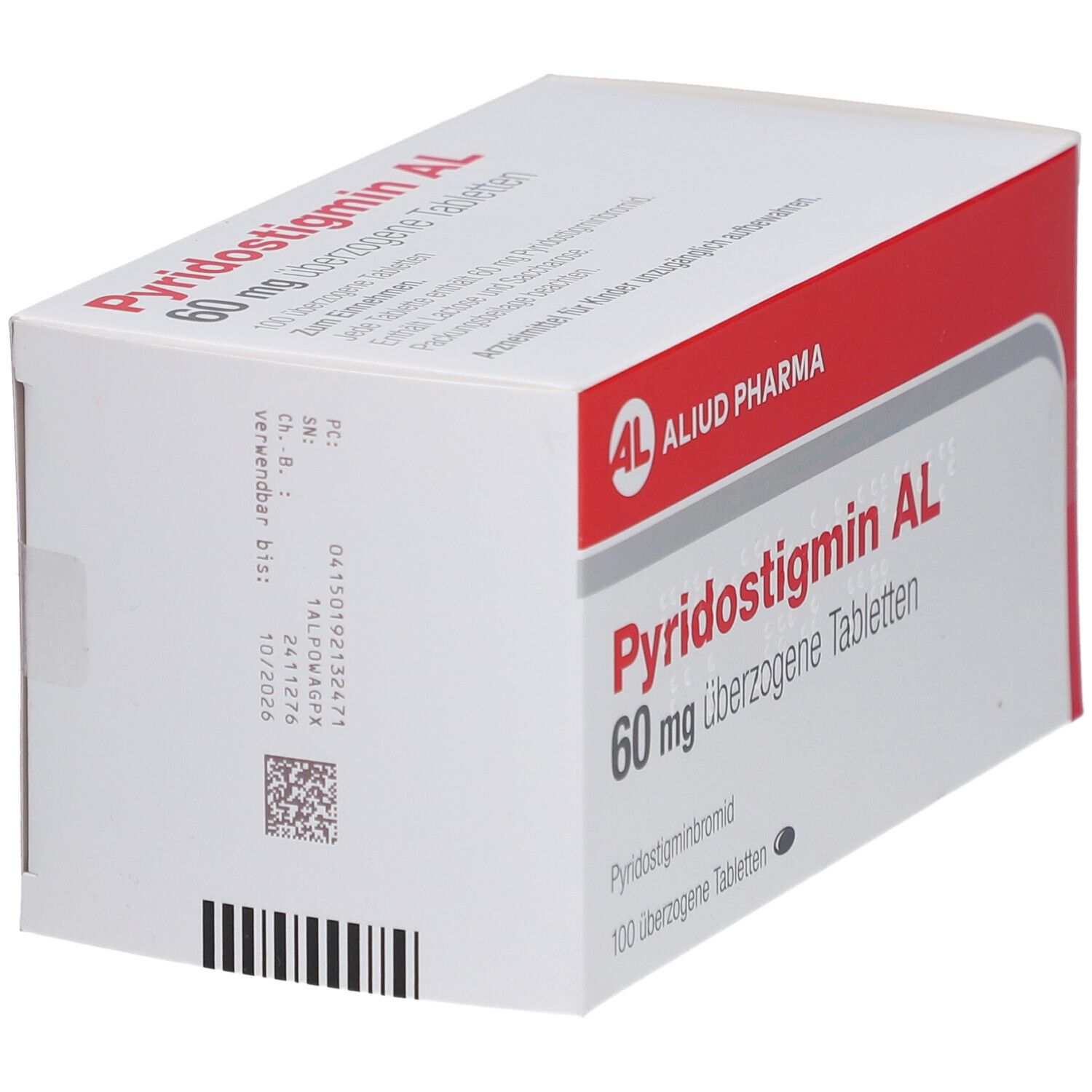 PYRIDOSTIGMIN AL 60 mg überzogene Tabletten