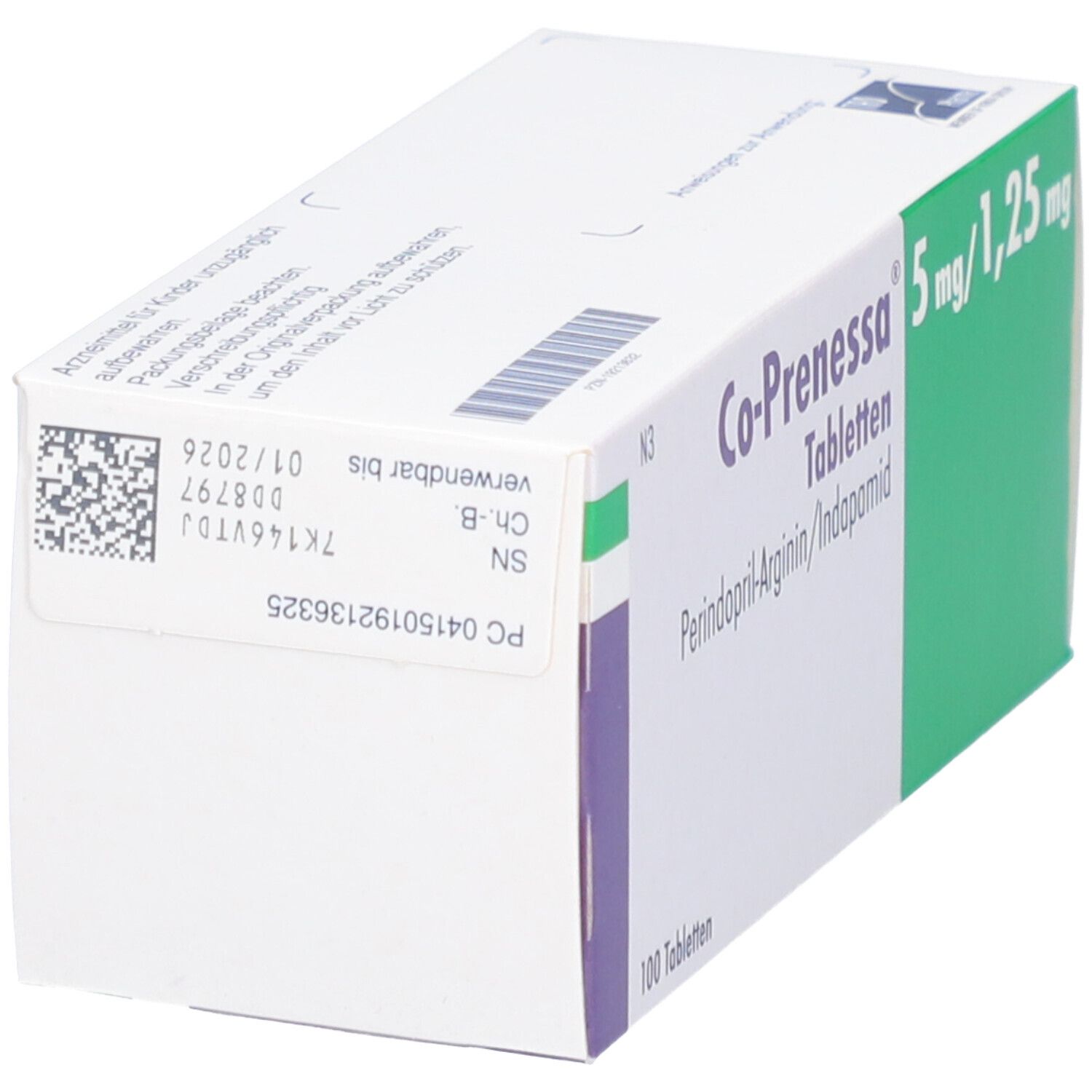 Co-Prenessa 5 mg/1,25 mg Tabletten 100 St