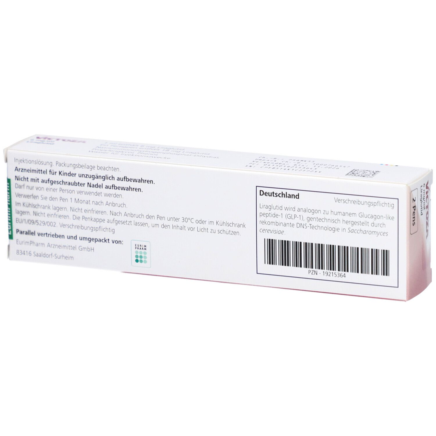 VICTOZA 6 mg/ml Injektionslsg.i.e.Fertigpen