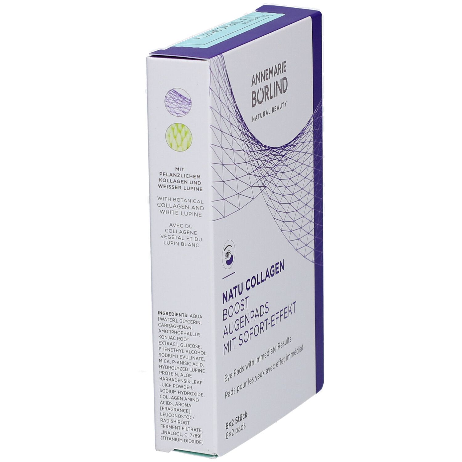 Börlind Natu Collagen Boost Augenpads 6x2 St