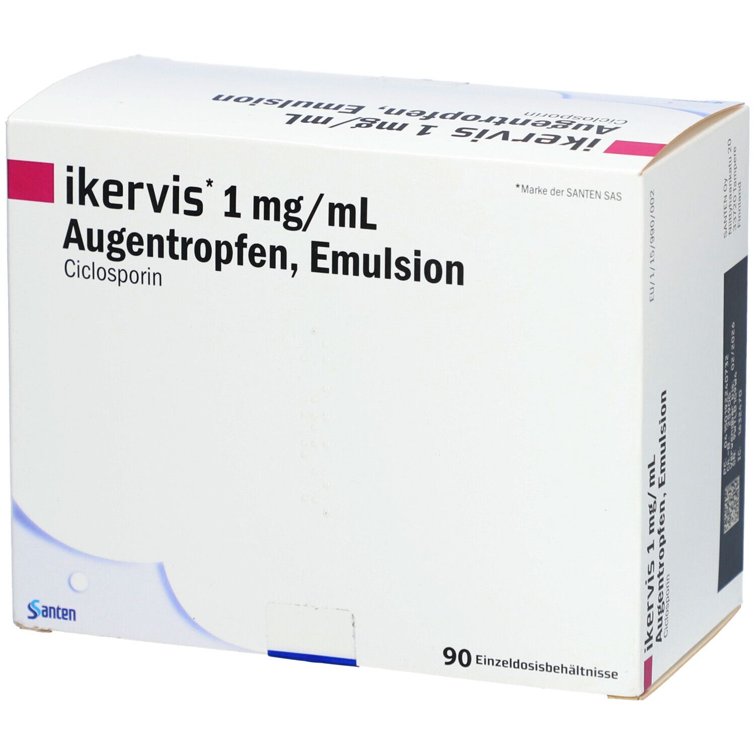 IKERVIS 1 mg/ml Augentropfen Emuls.Einzeldosispip.