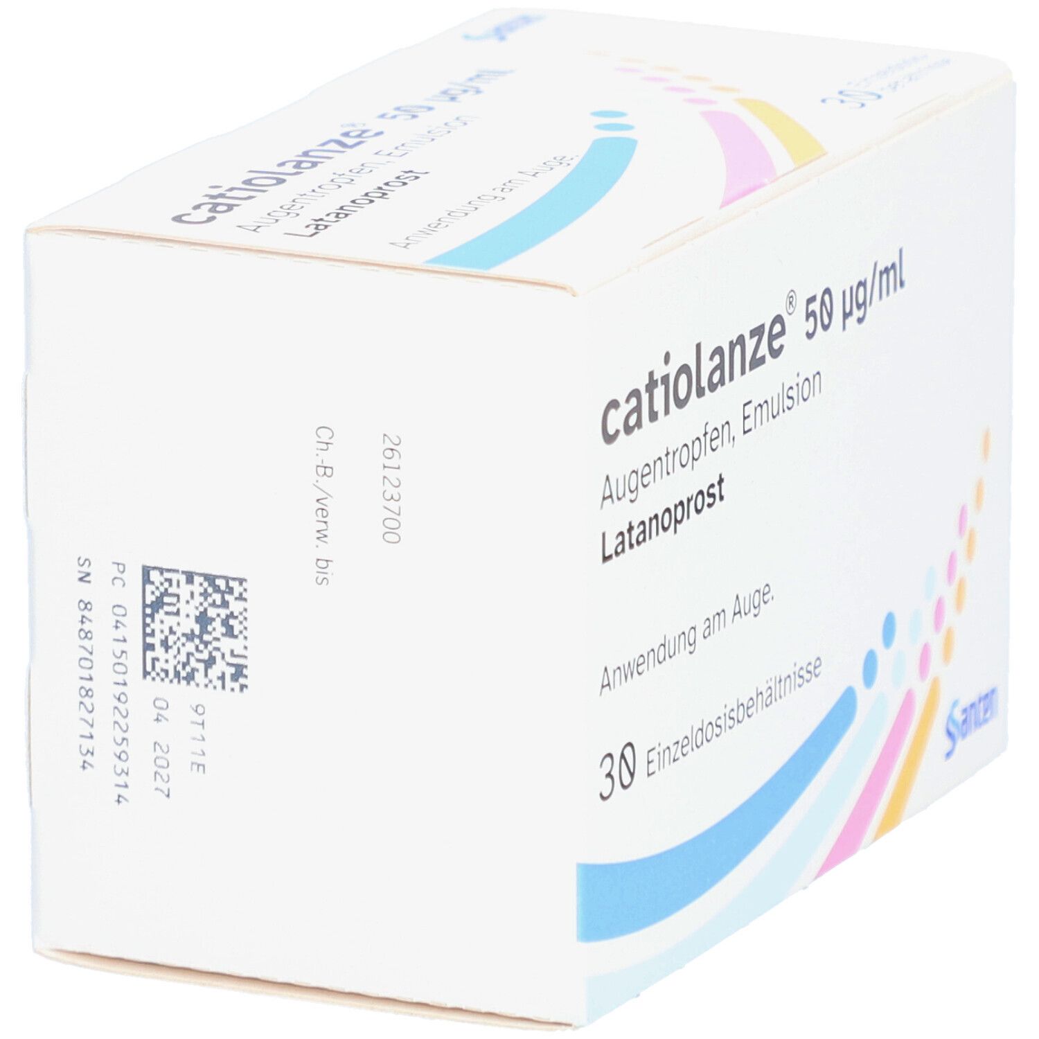 Catiolanze 50 Mikrogramm/ml Augentropfen Emulsion 30x0,3 ml