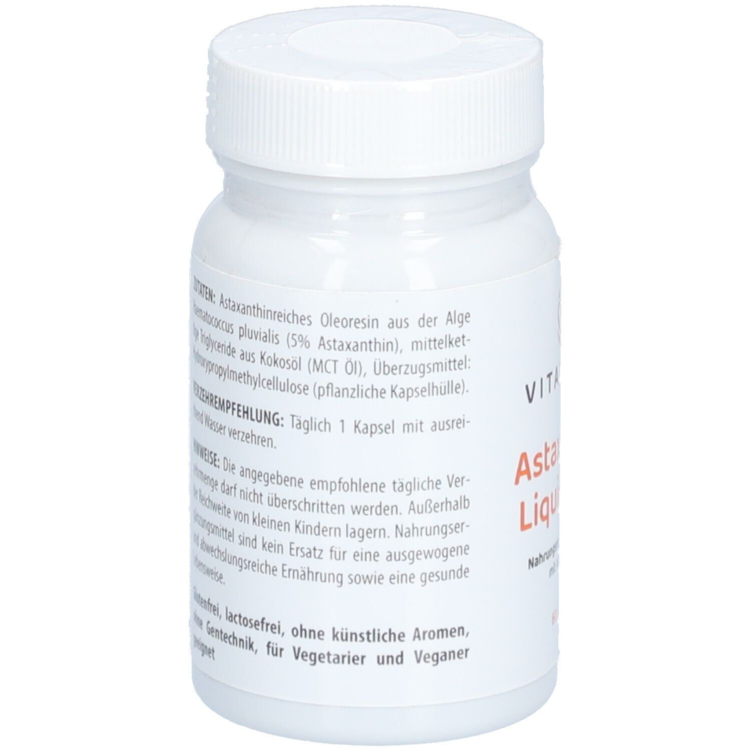 Astaxanthin 8 mg Liquid Kapseln 60 St