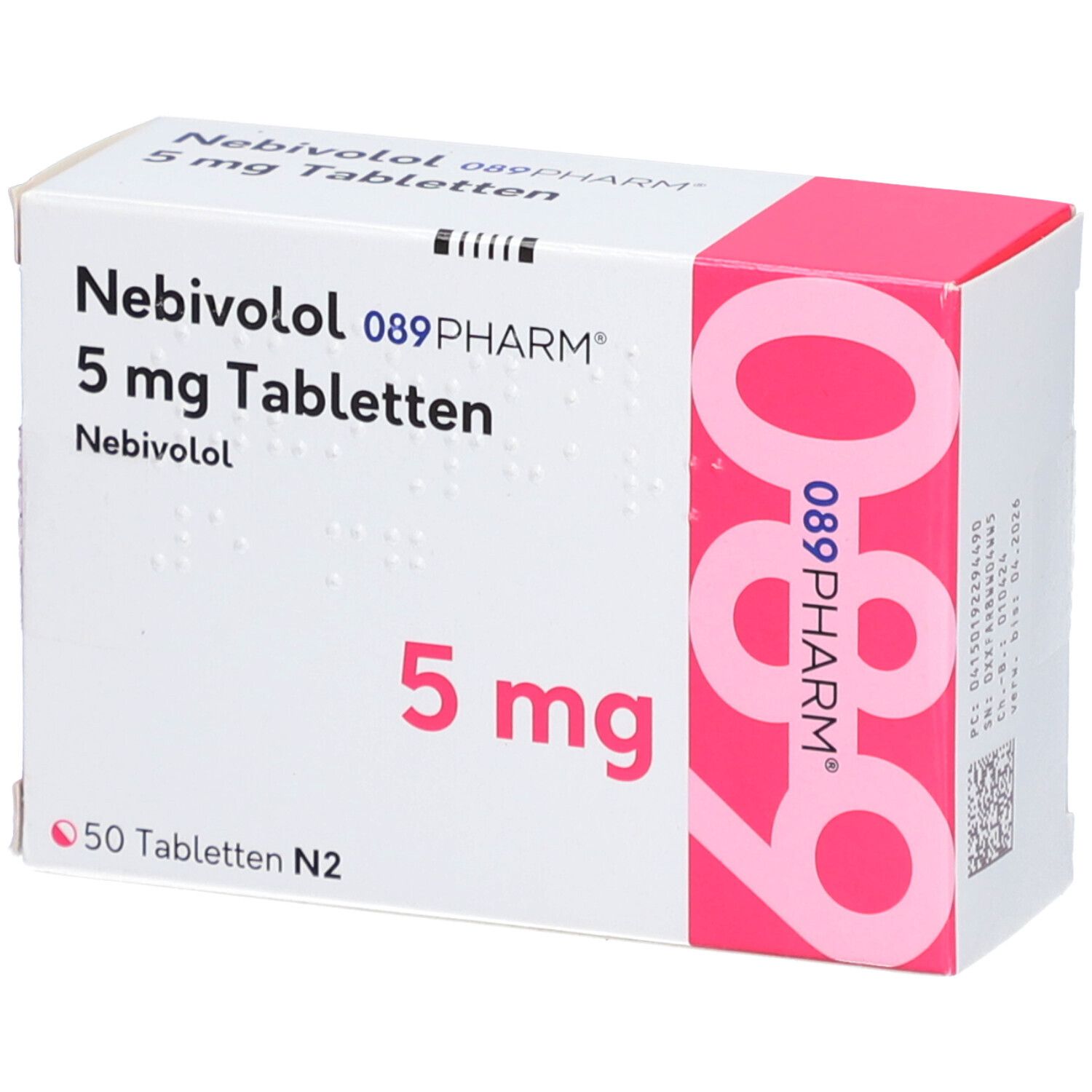 NEBIVOLOL 089PHARM 5 mg Tabletten