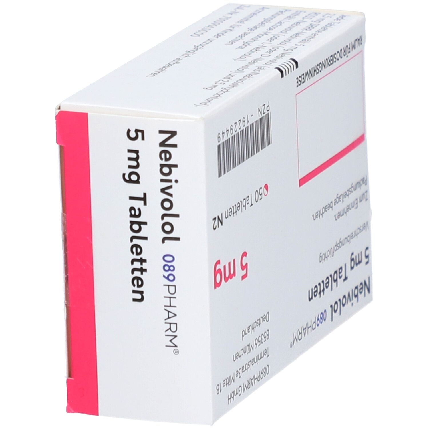 NEBIVOLOL 089PHARM 5 mg Tabletten