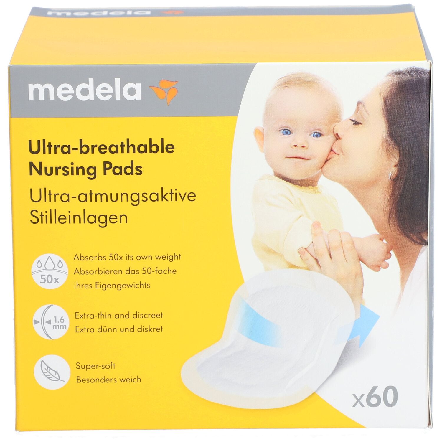 medela Ultra-atmungsaktive Einweg-Stilleinlagen