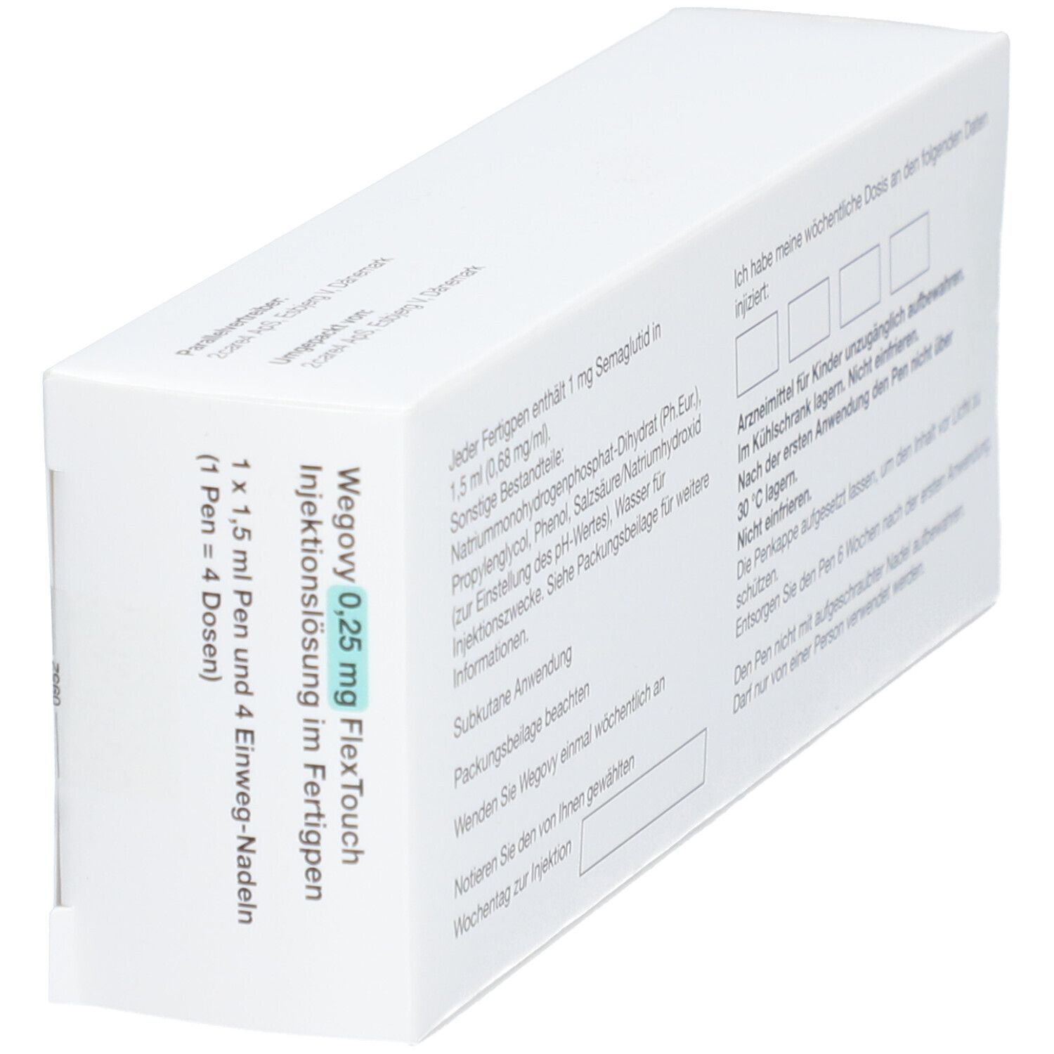 WEGOVY 0,25 mg FlexTouch Injektionslsg.Fertigpen
