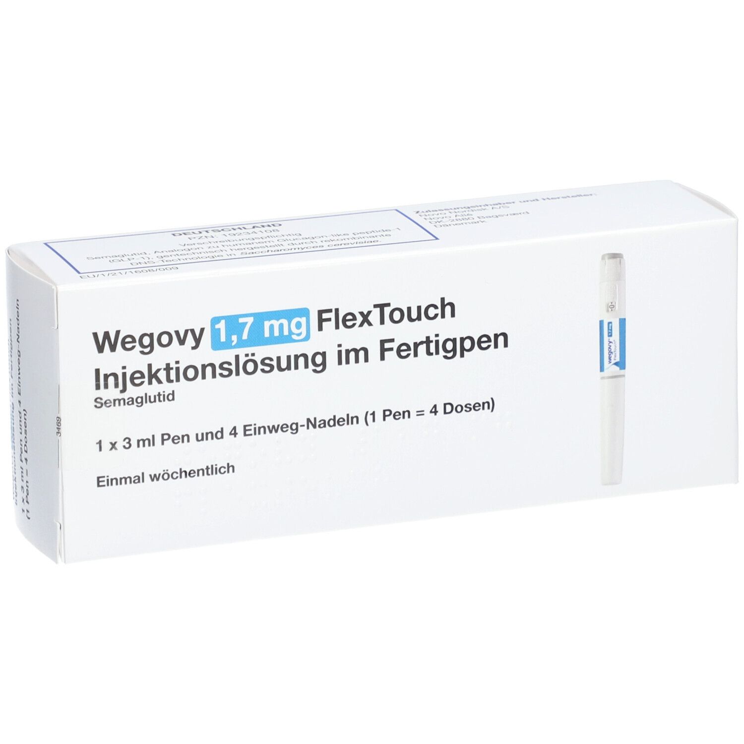 WEGOVY 1,7 mg FlexTouch Injektionslsg.Fertigpen