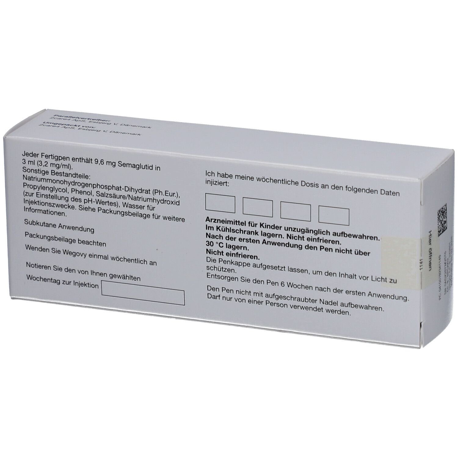WEGOVY 2,4 mg FlexTouch Injektionslsg.Fertigpen